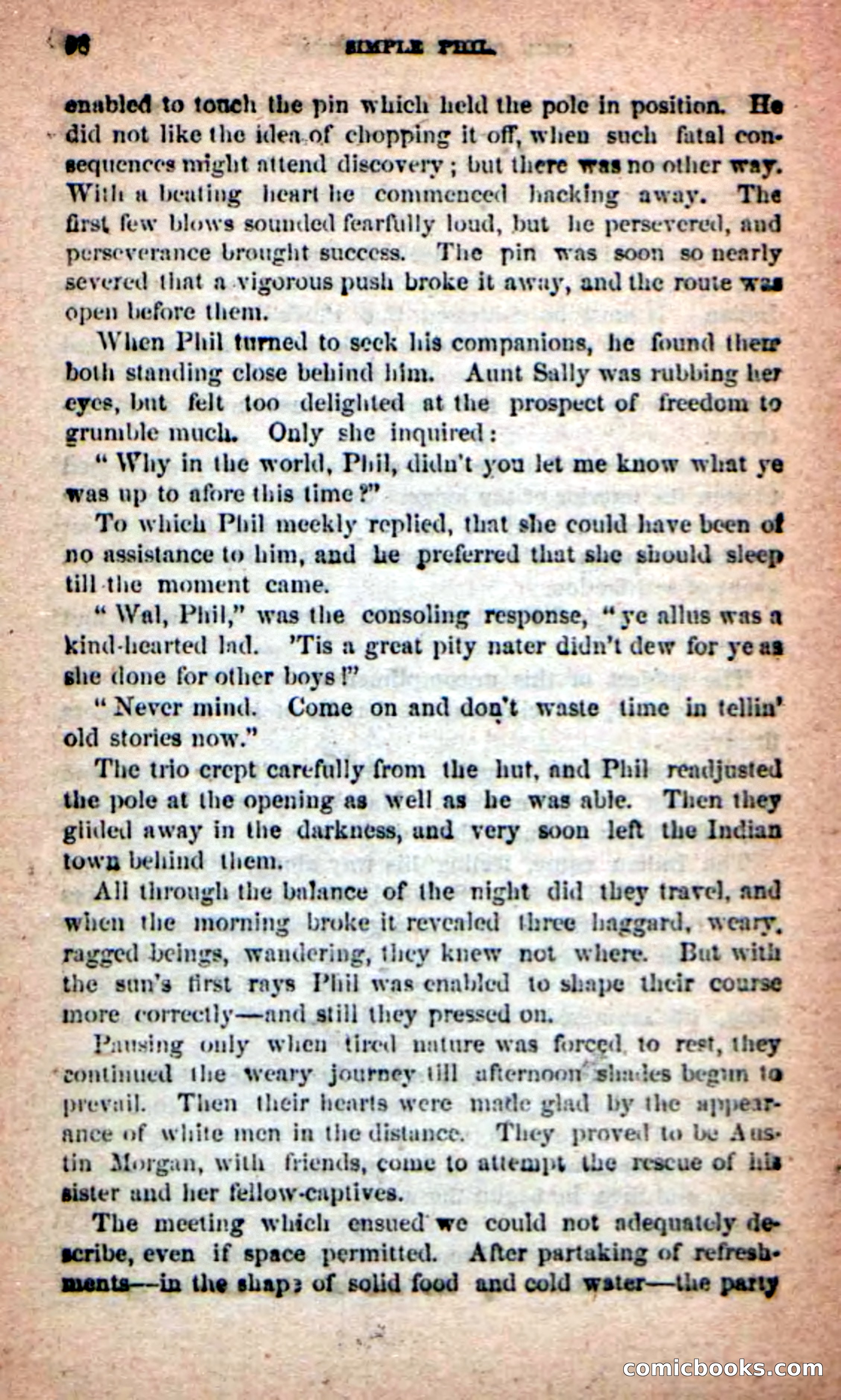 Beadle's Dime Novels: Simple Phil — page 94 of 100
