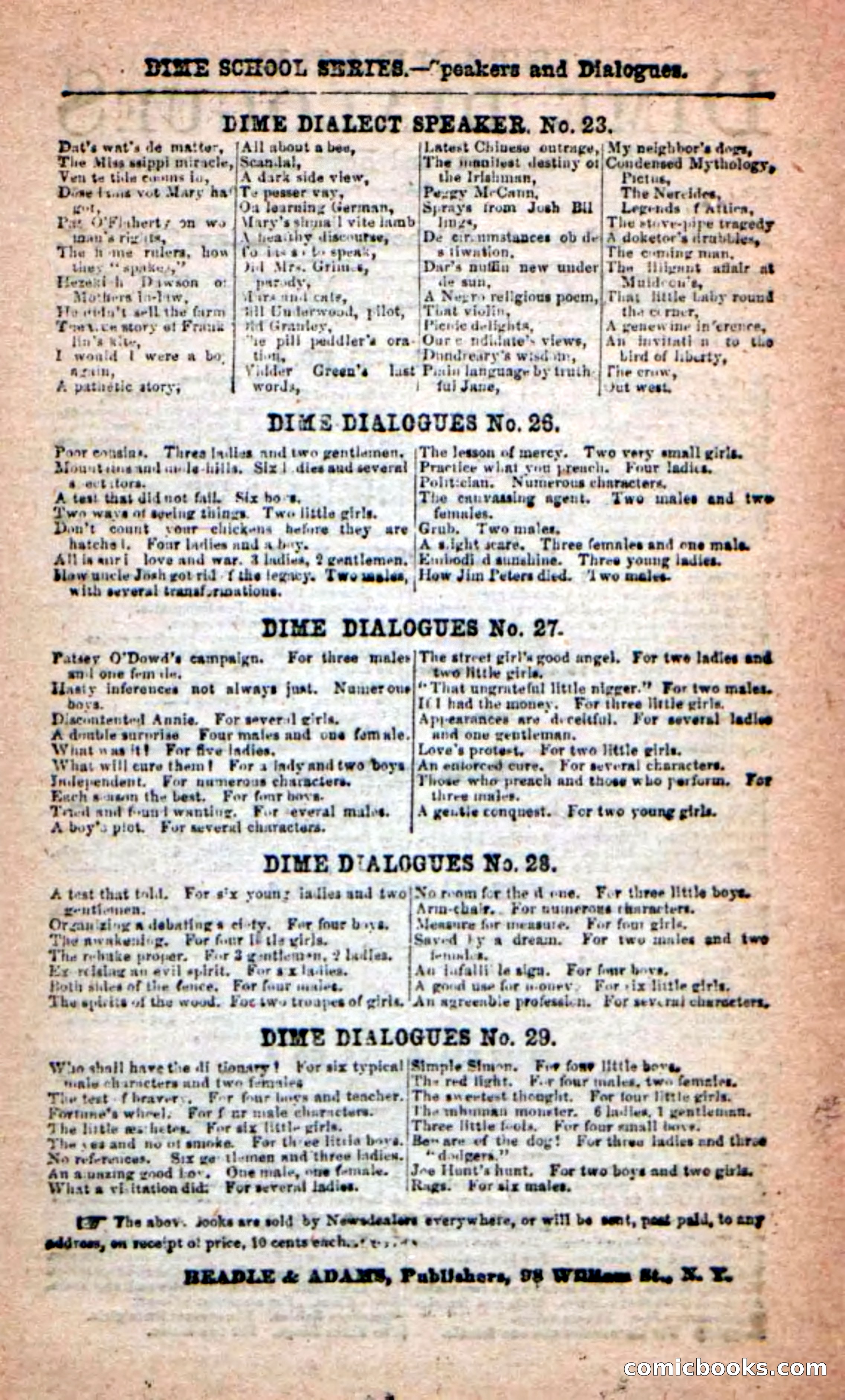 Beadle's Dime Novels: Simple Phil — page 98 of 100
