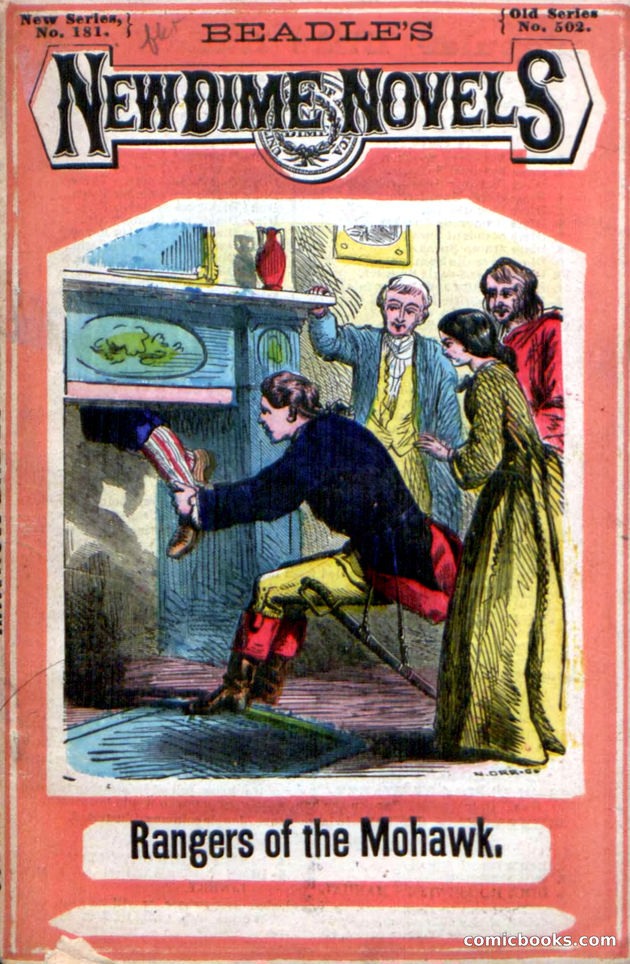 Beadle's New Dime Novels: Rangers of the Mohawk — page 1 of 108