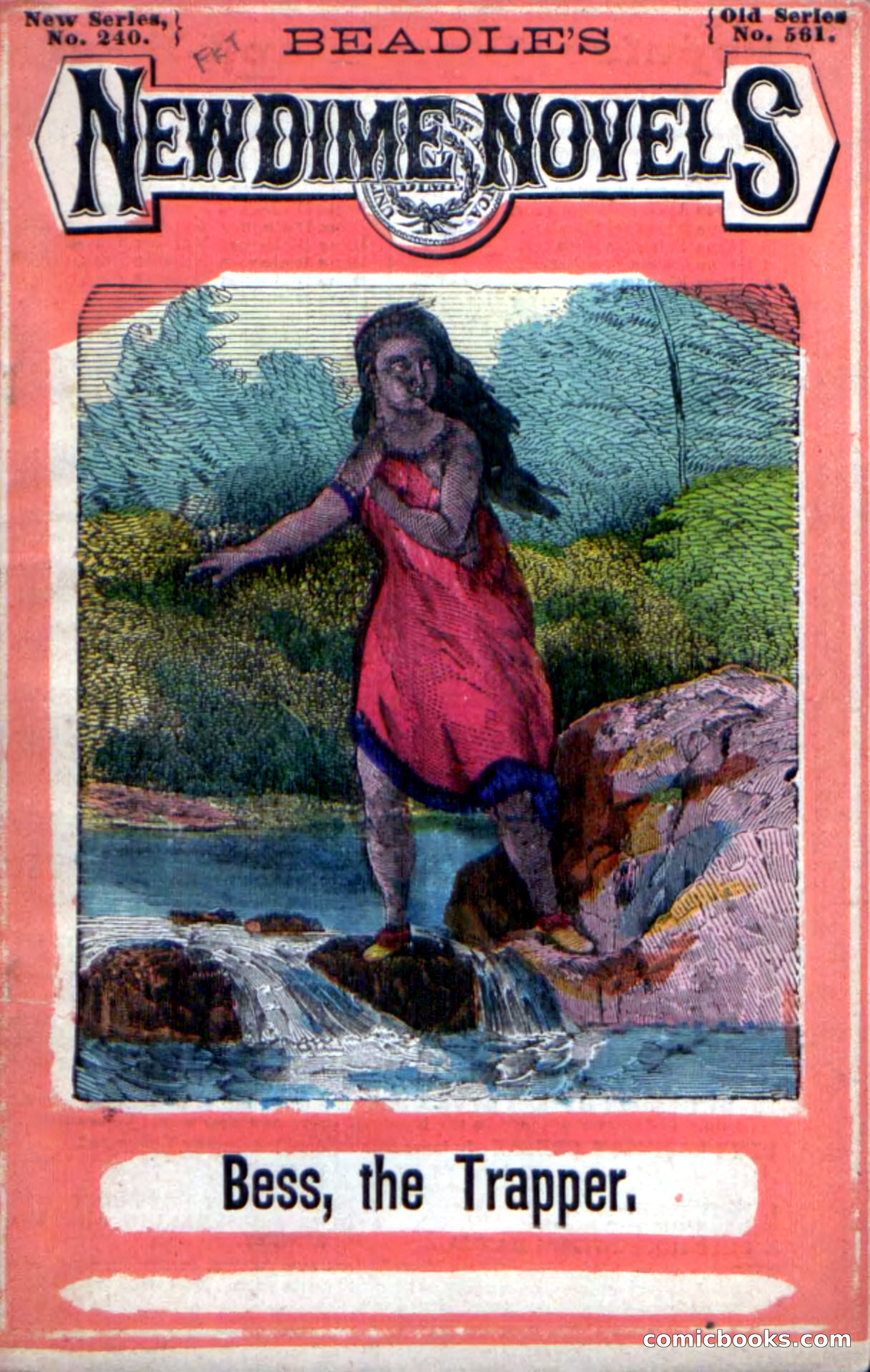 Beadle's New Dime Novels: 'Bess, the Trapper' — page 1 of 101