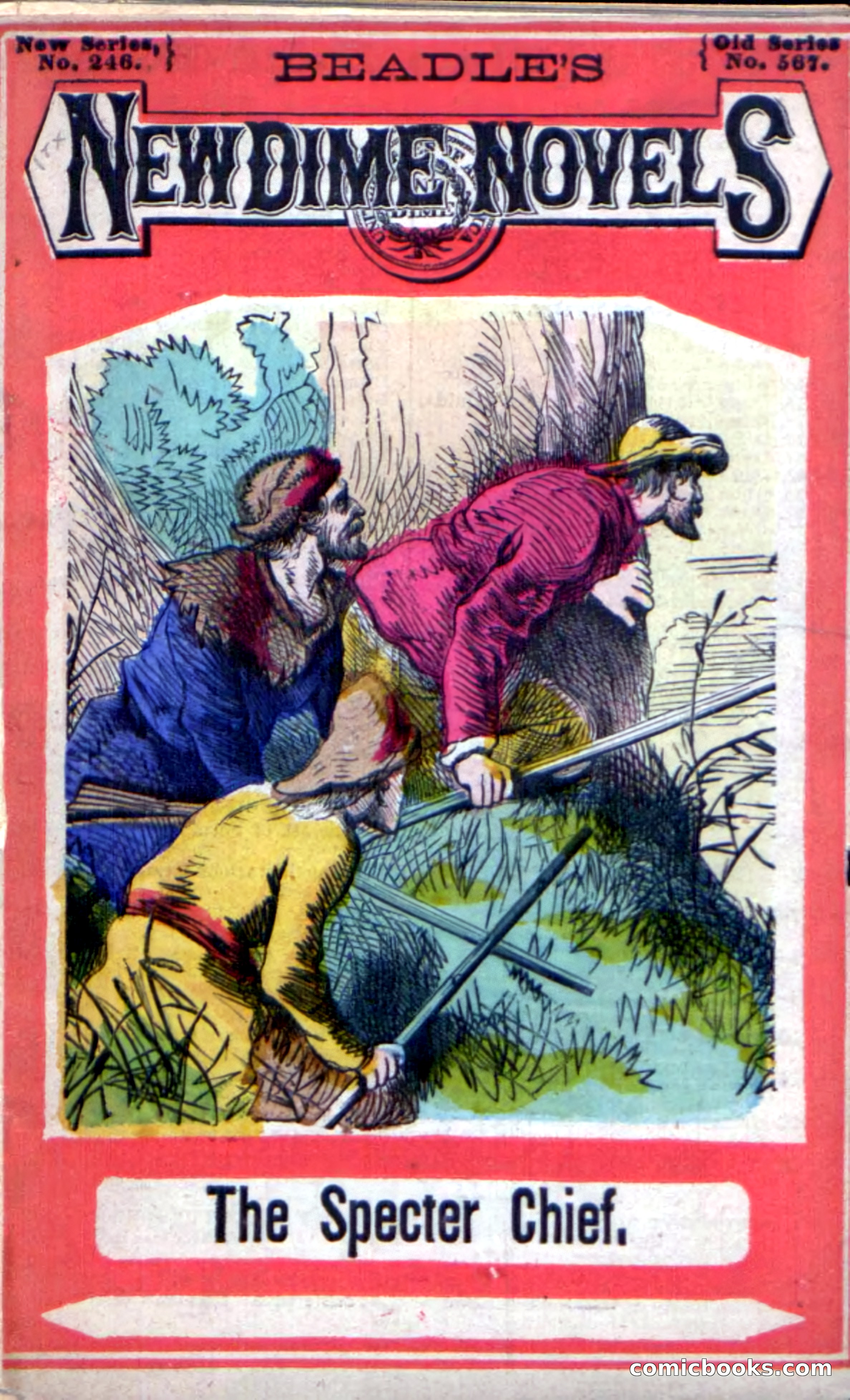 Beadle's New Dime Novels: The Specter Chief — page 1 of 100