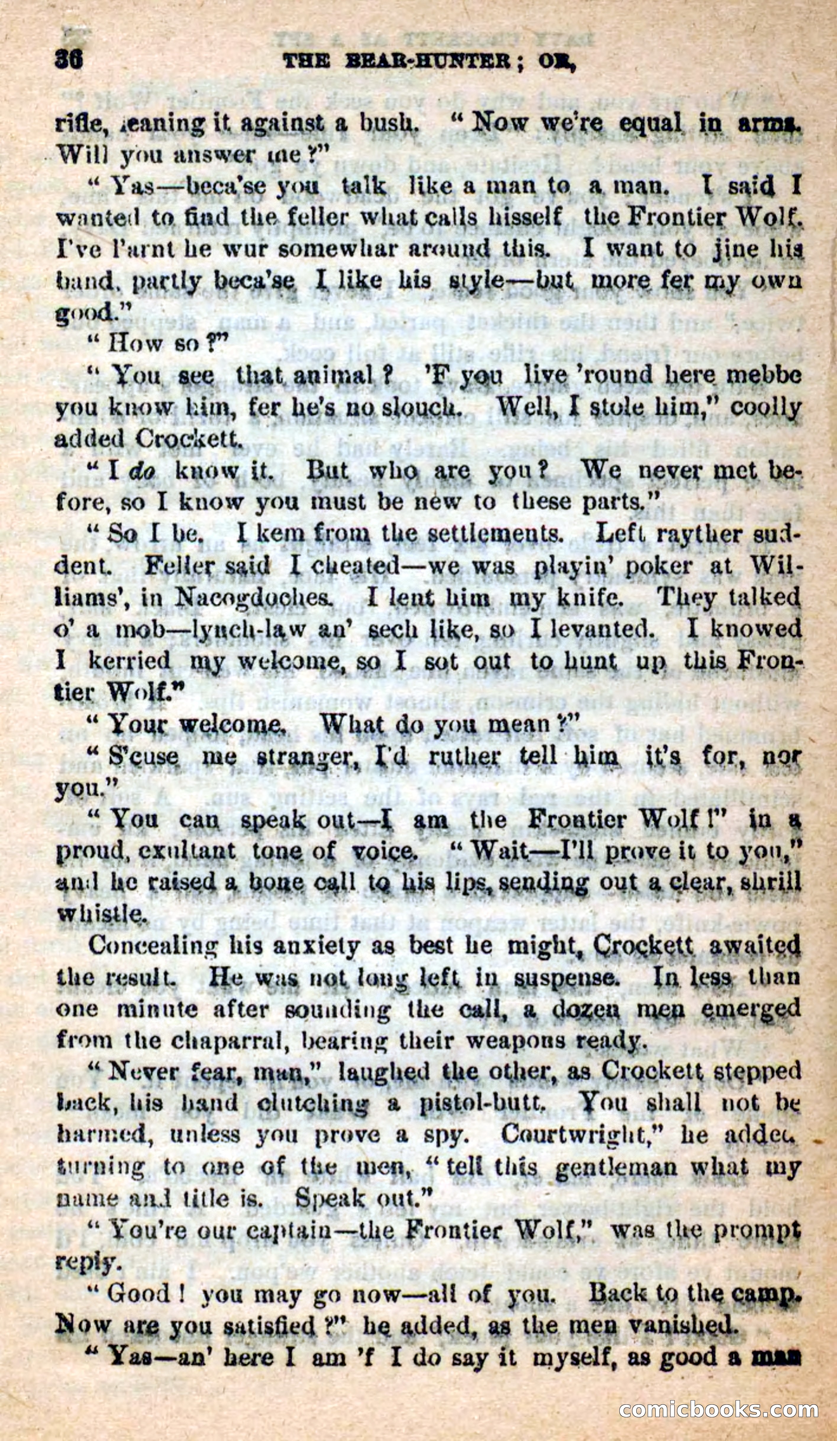 Beadle's Dime Novels: The Bear-Hunter — page 32 of 100