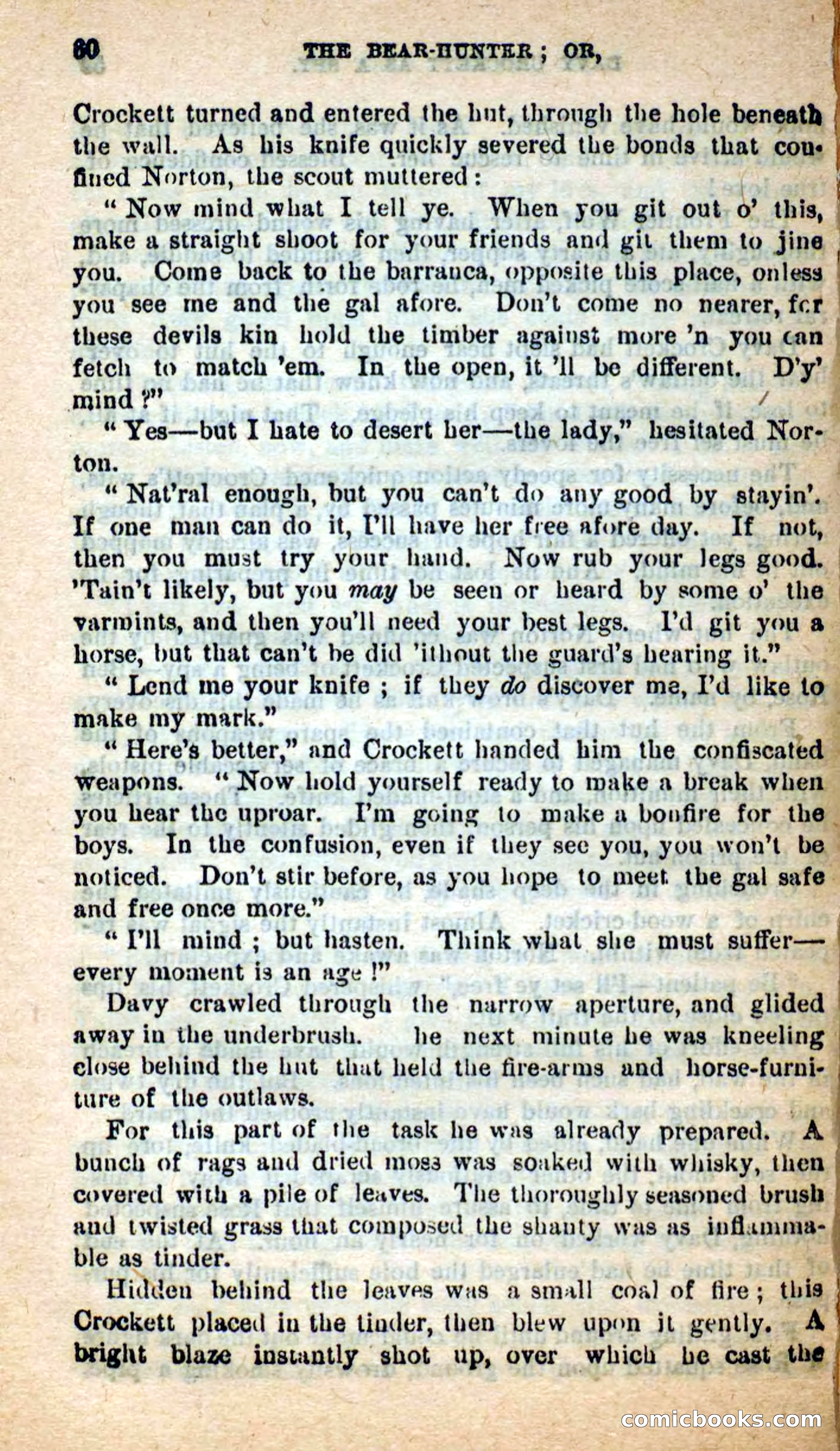 Beadle's Dime Novels: The Bear-Hunter — page 56 of 100