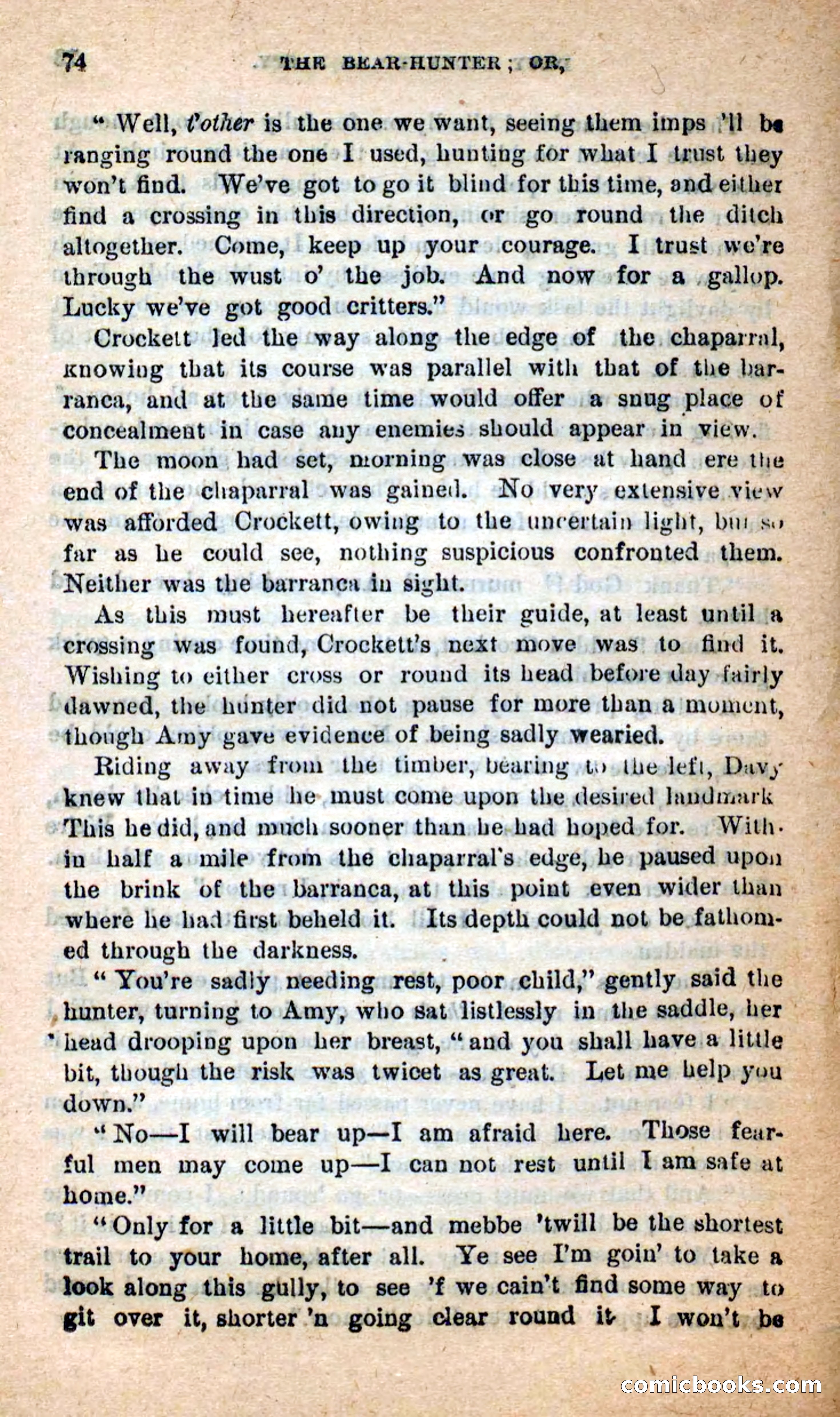 Beadle's Dime Novels: The Bear-Hunter — page 70 of 100