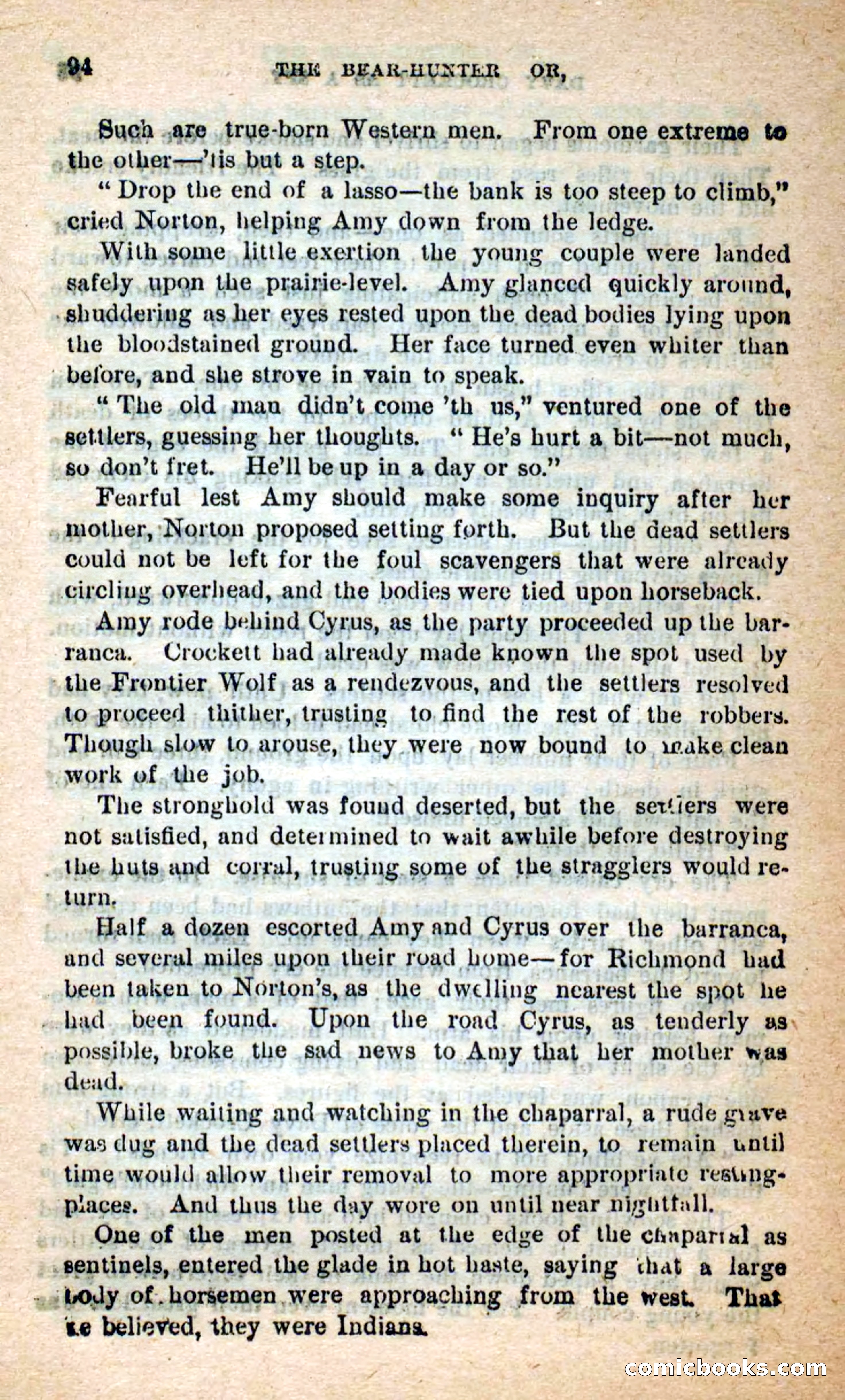 Beadle's Dime Novels: The Bear-Hunter — page 90 of 100
