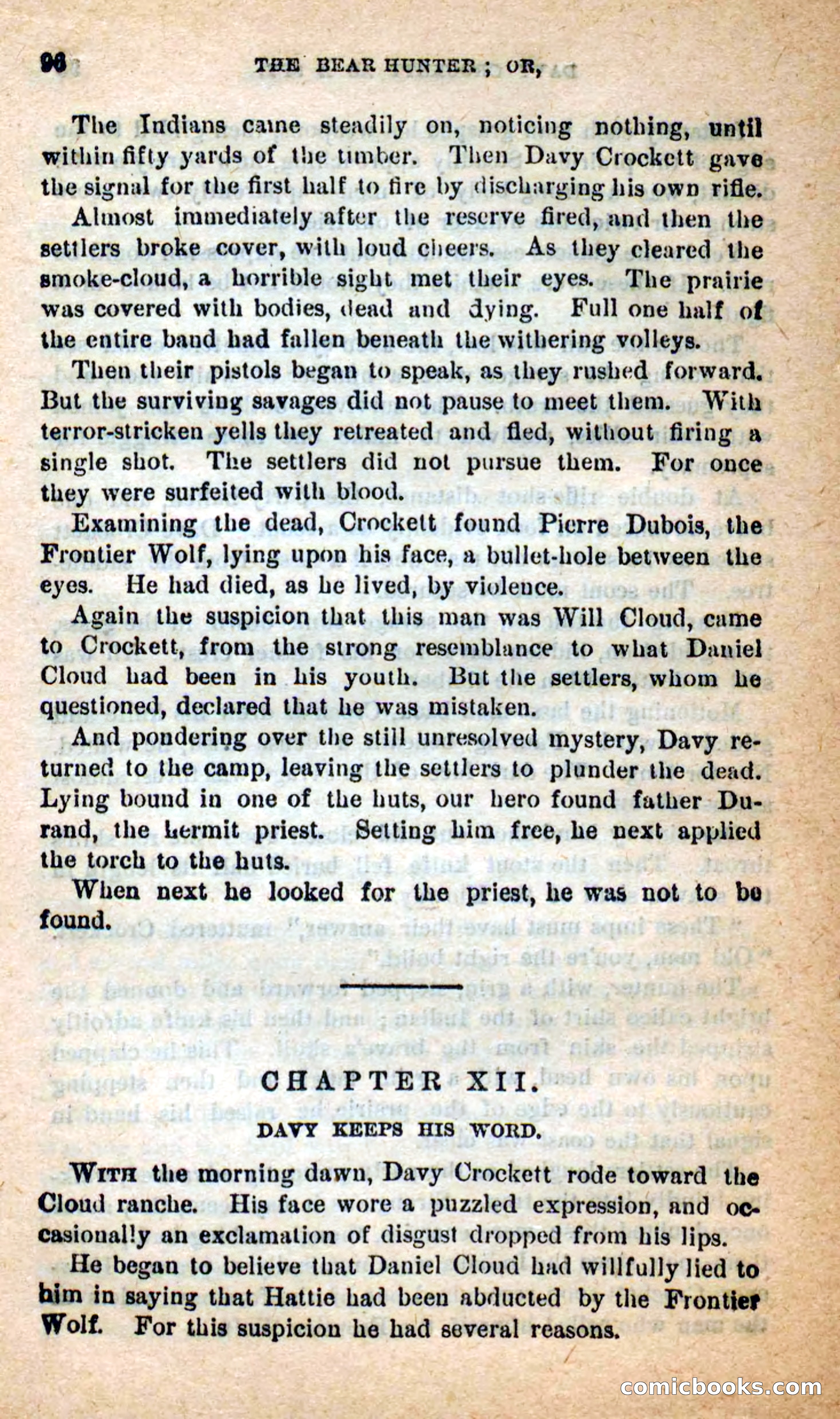 Beadle's Dime Novels: The Bear-Hunter — page 92 of 100