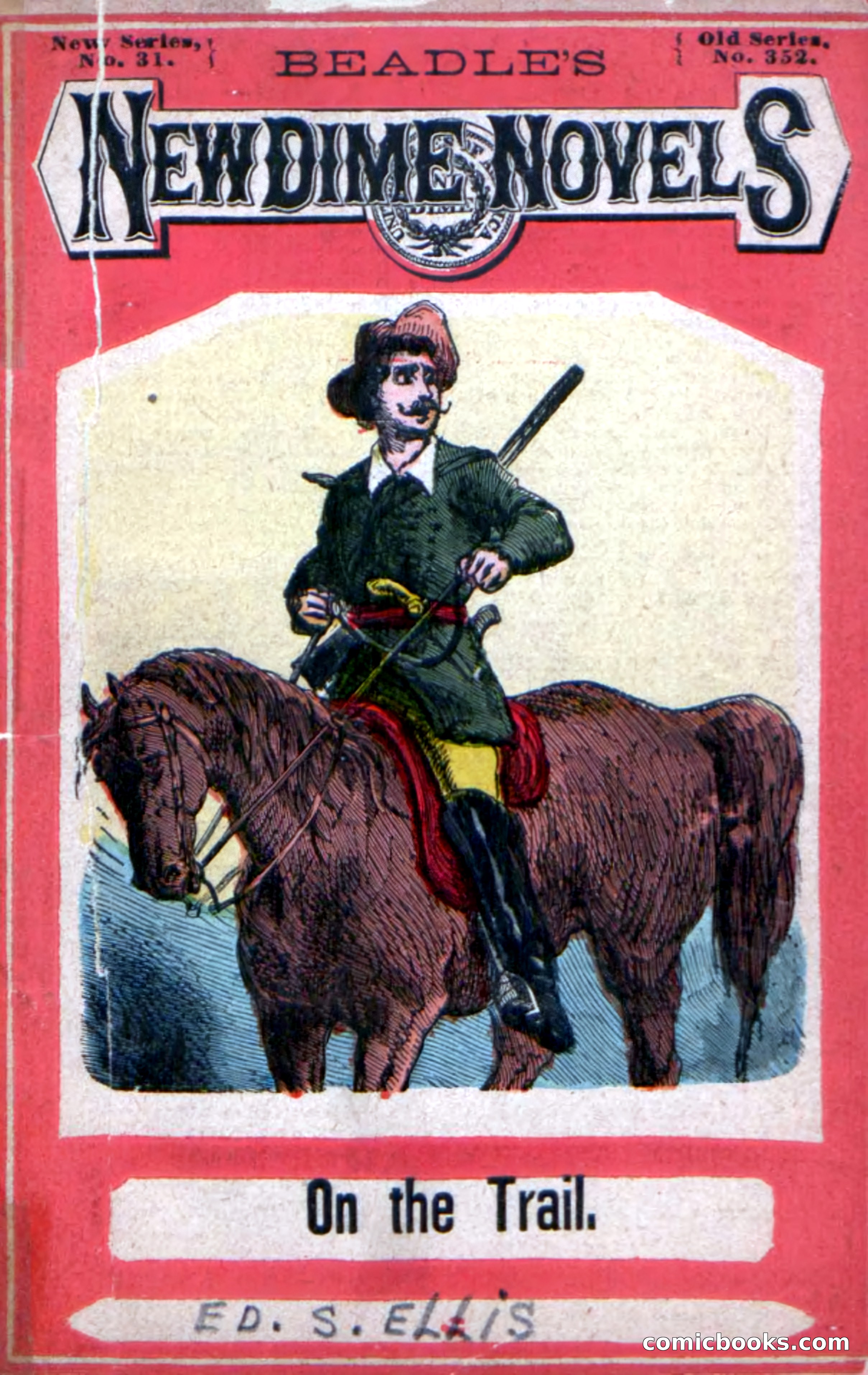 Beadle's New Dime Novels: On the Trail — page 1 of 100