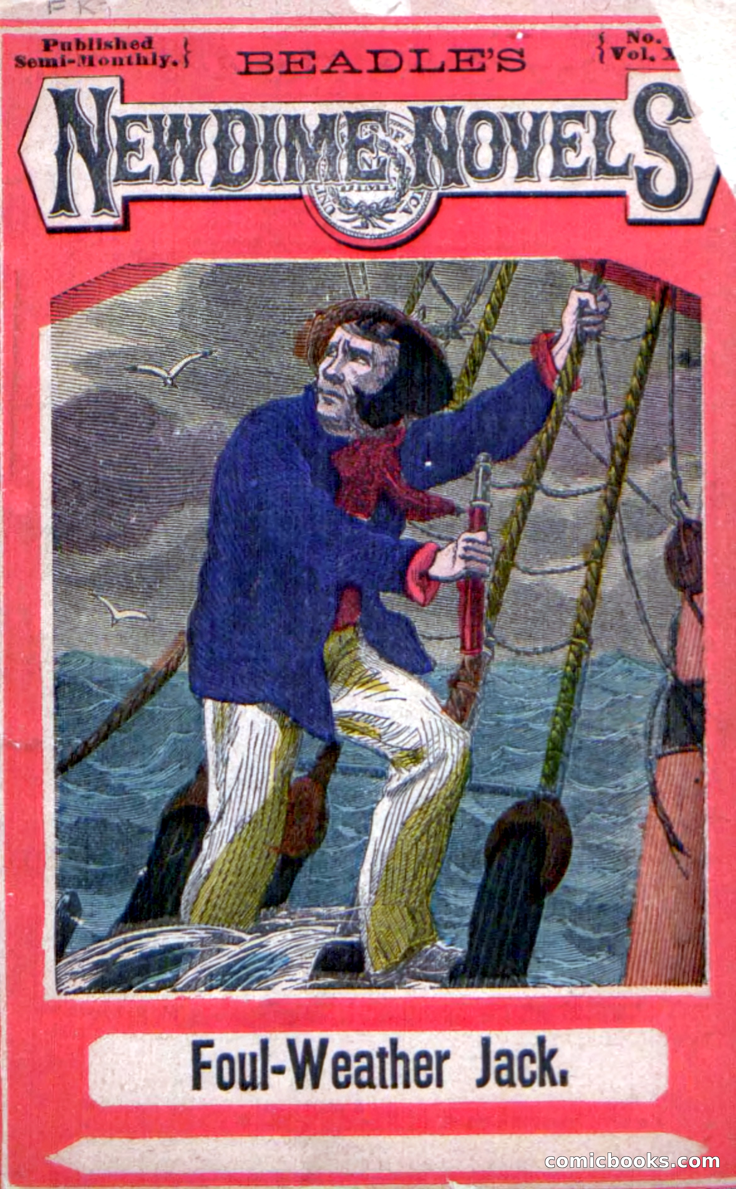 Beadle's New Dime Novels: Foul-Weather Jack — page 1 of 100