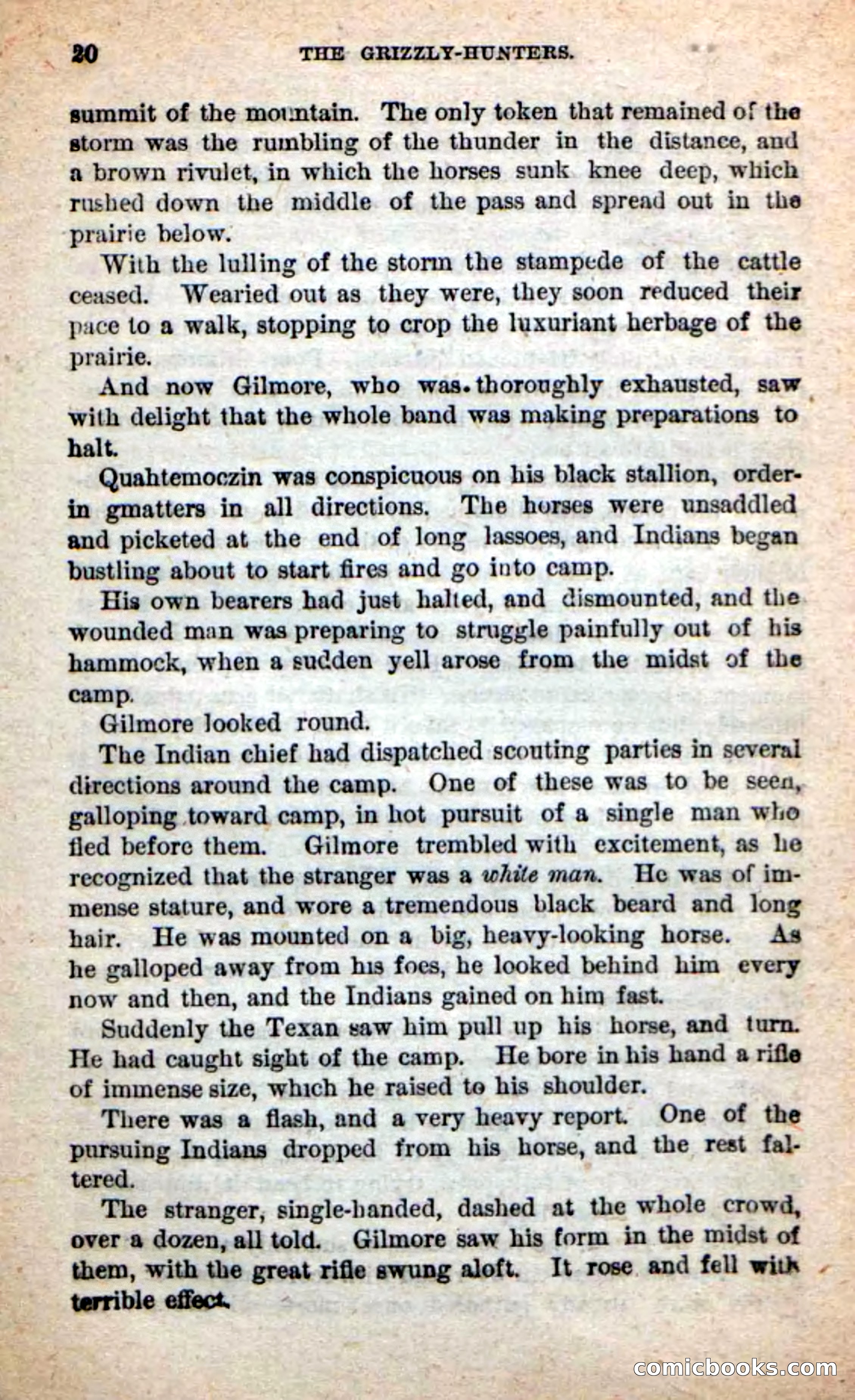 Beadle's Dime Novels: The Grizzly-Hunters — page 16 of 100