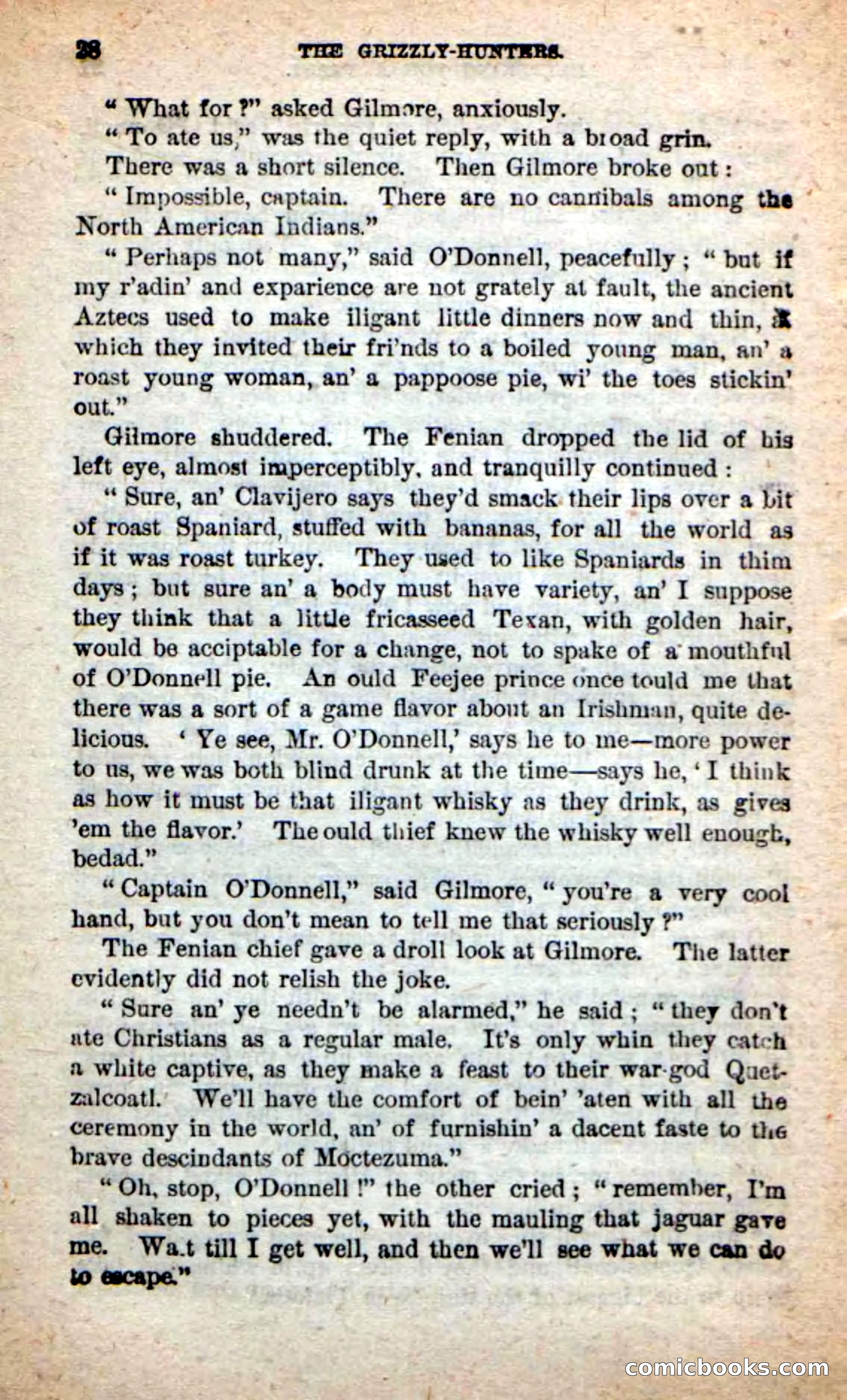 Beadle's Dime Novels: The Grizzly-Hunters — page 24 of 100