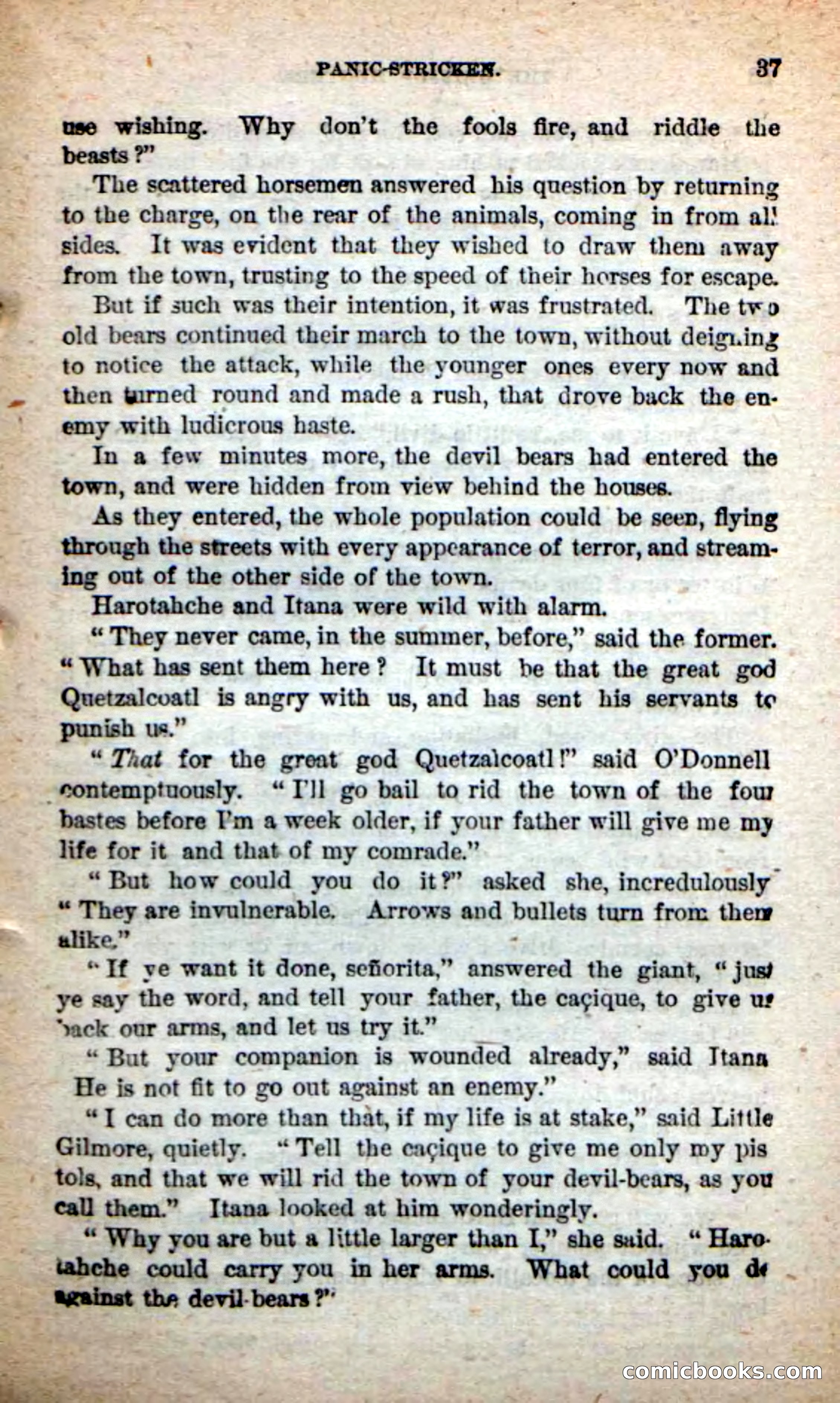 Beadle's Dime Novels: The Grizzly-Hunters — page 33 of 100