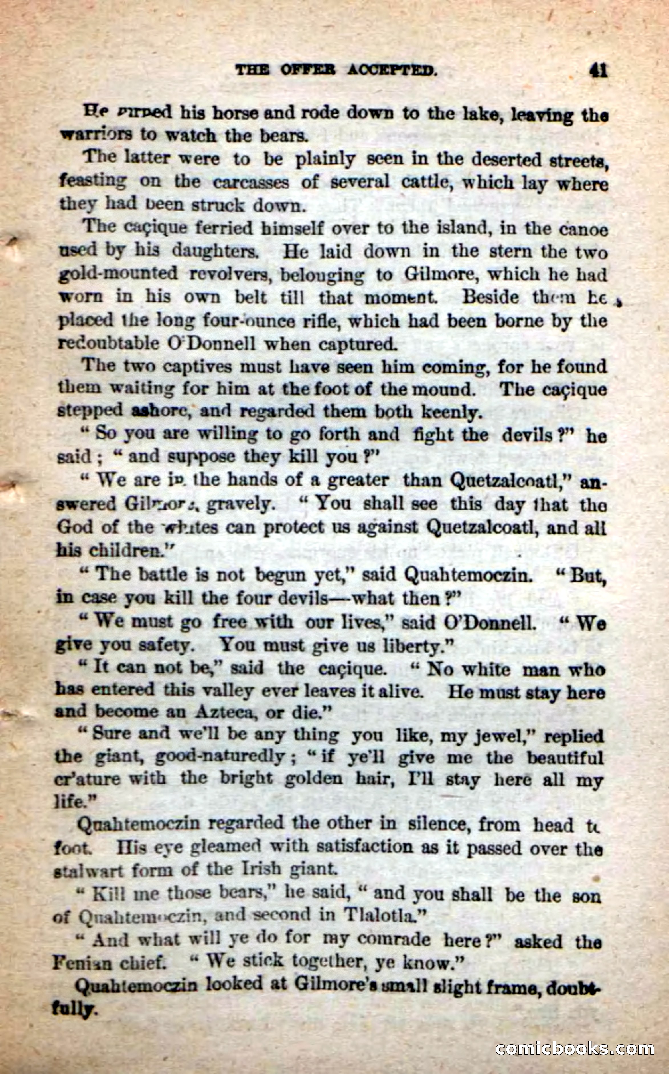 Beadle's Dime Novels: The Grizzly-Hunters — page 37 of 100