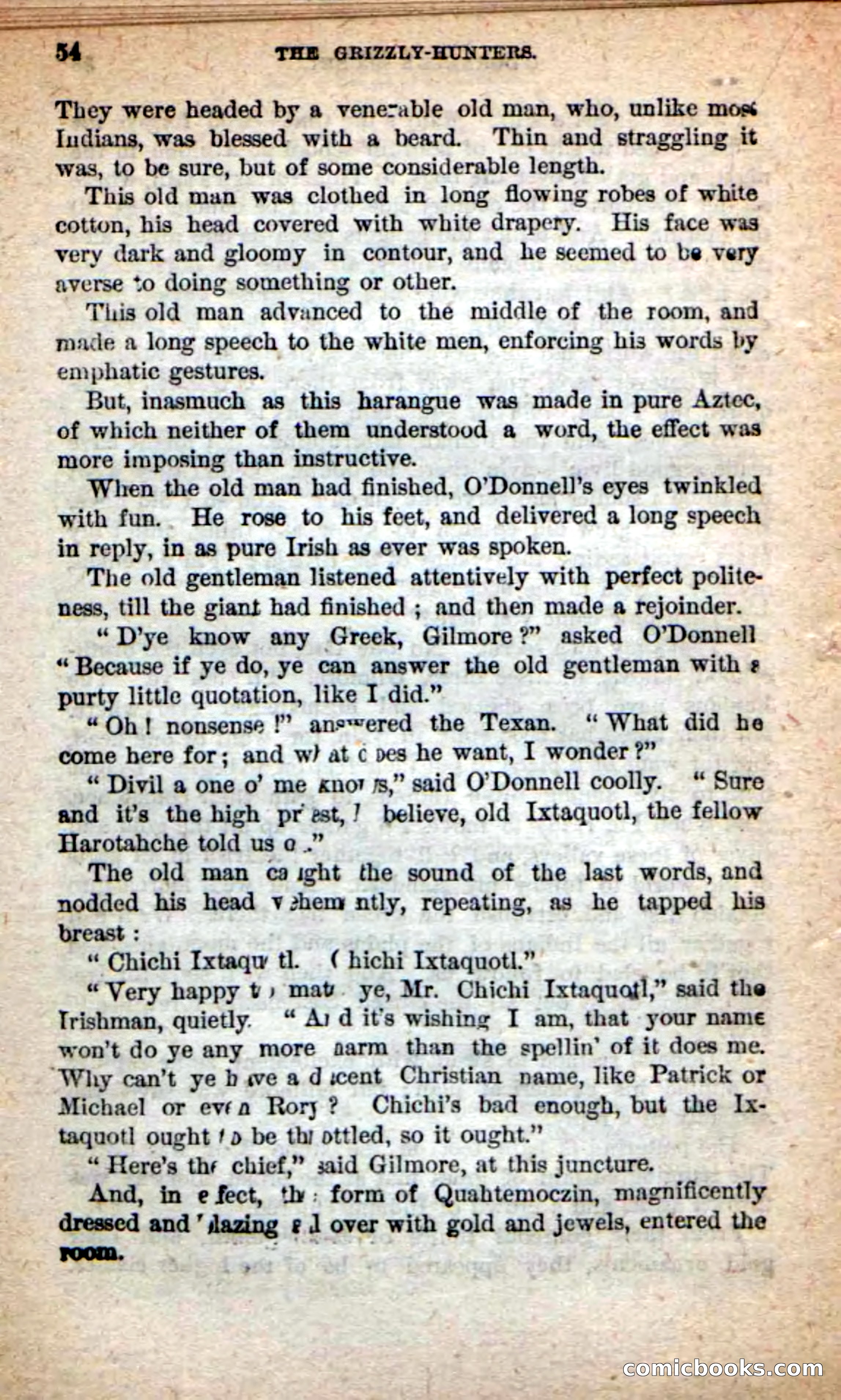 Beadle's Dime Novels: The Grizzly-Hunters — page 50 of 100