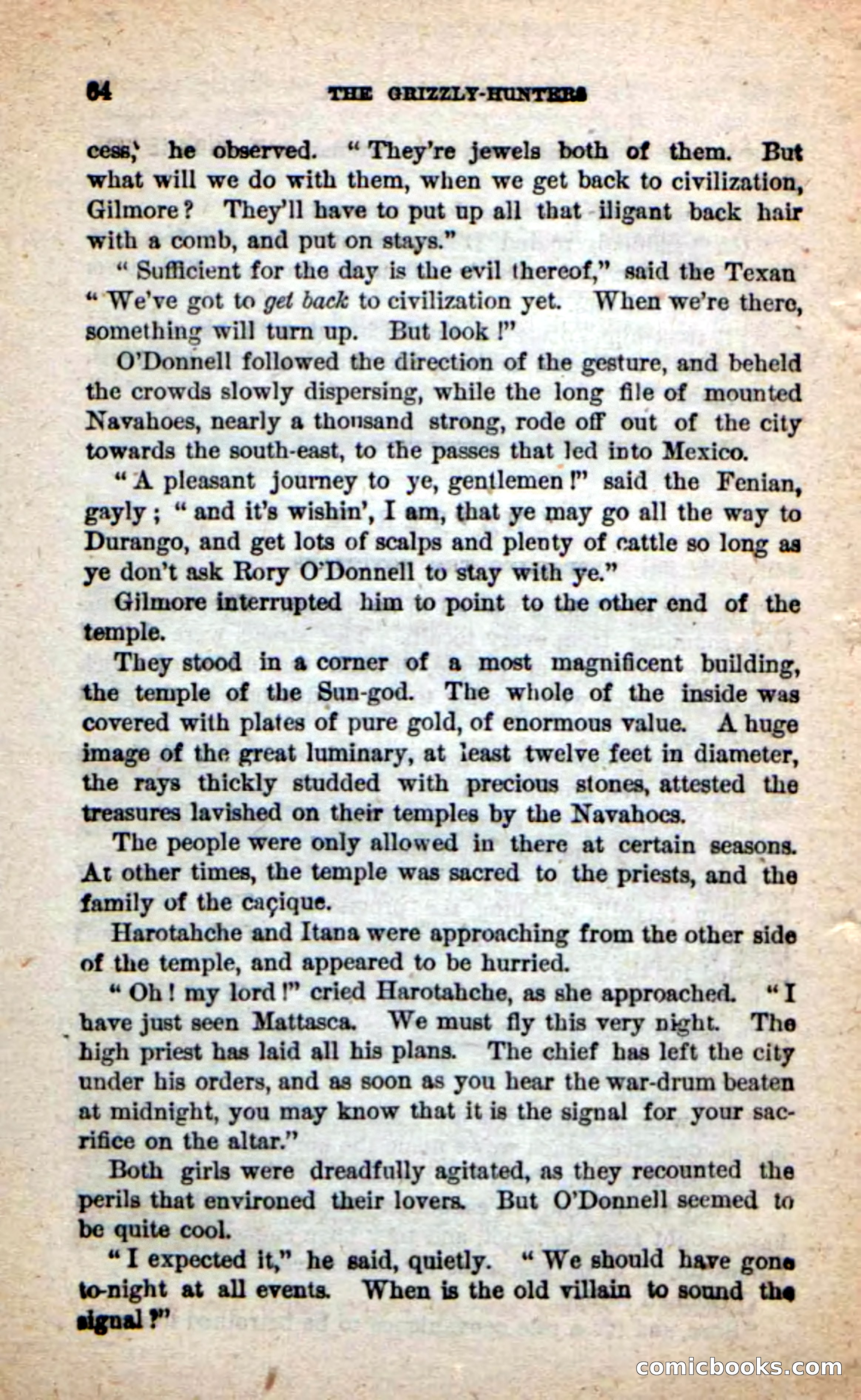 Beadle's Dime Novels: The Grizzly-Hunters — page 60 of 100