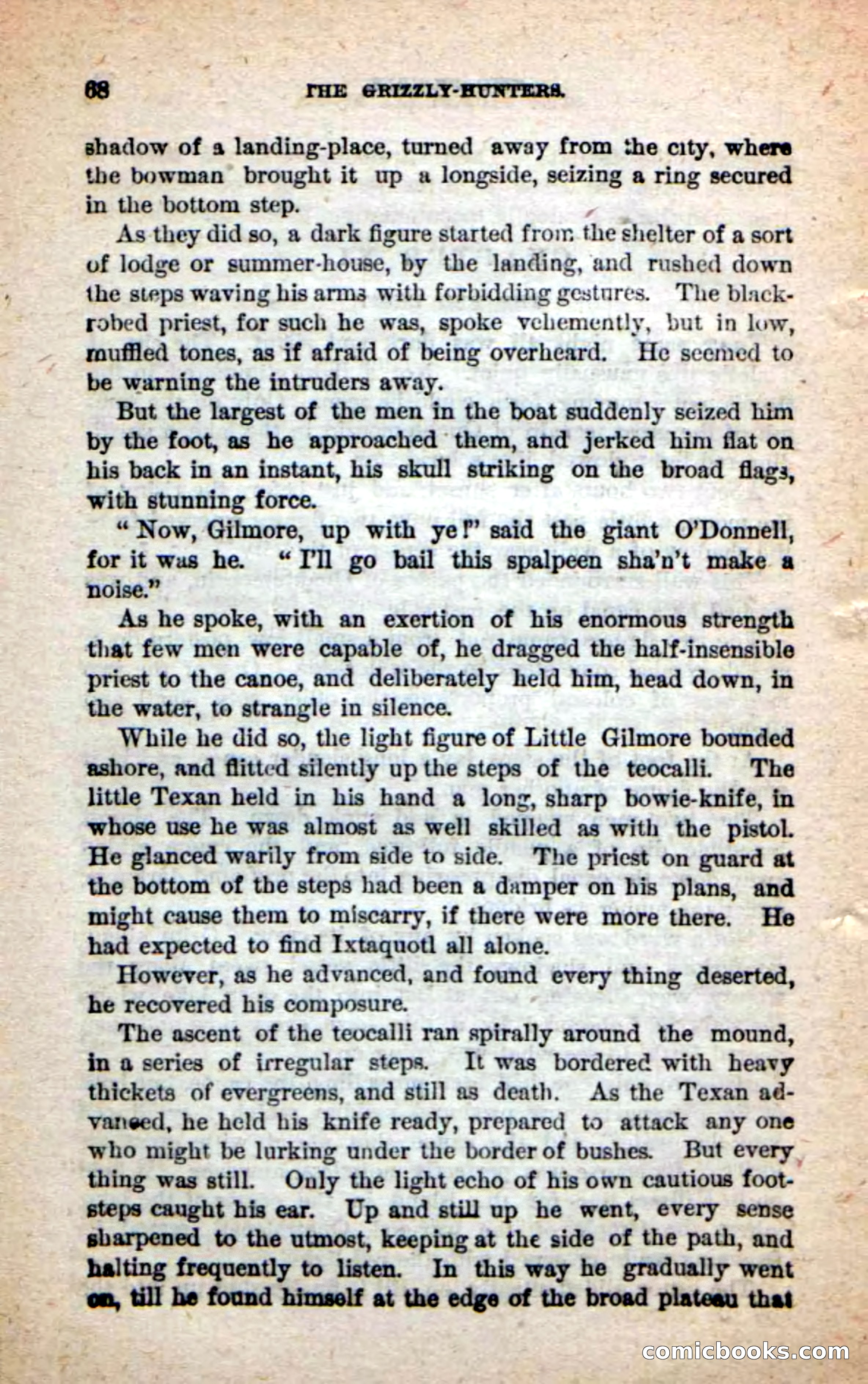 Beadle's Dime Novels: The Grizzly-Hunters — page 64 of 100