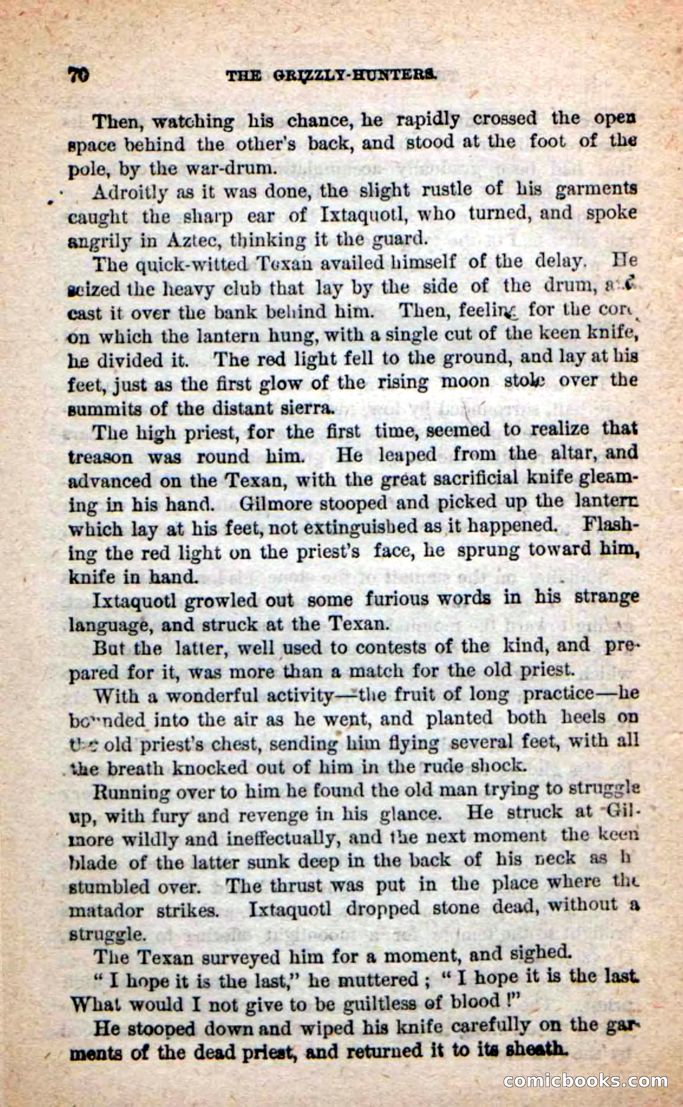 Beadle's Dime Novels: The Grizzly-Hunters — page 66 of 100