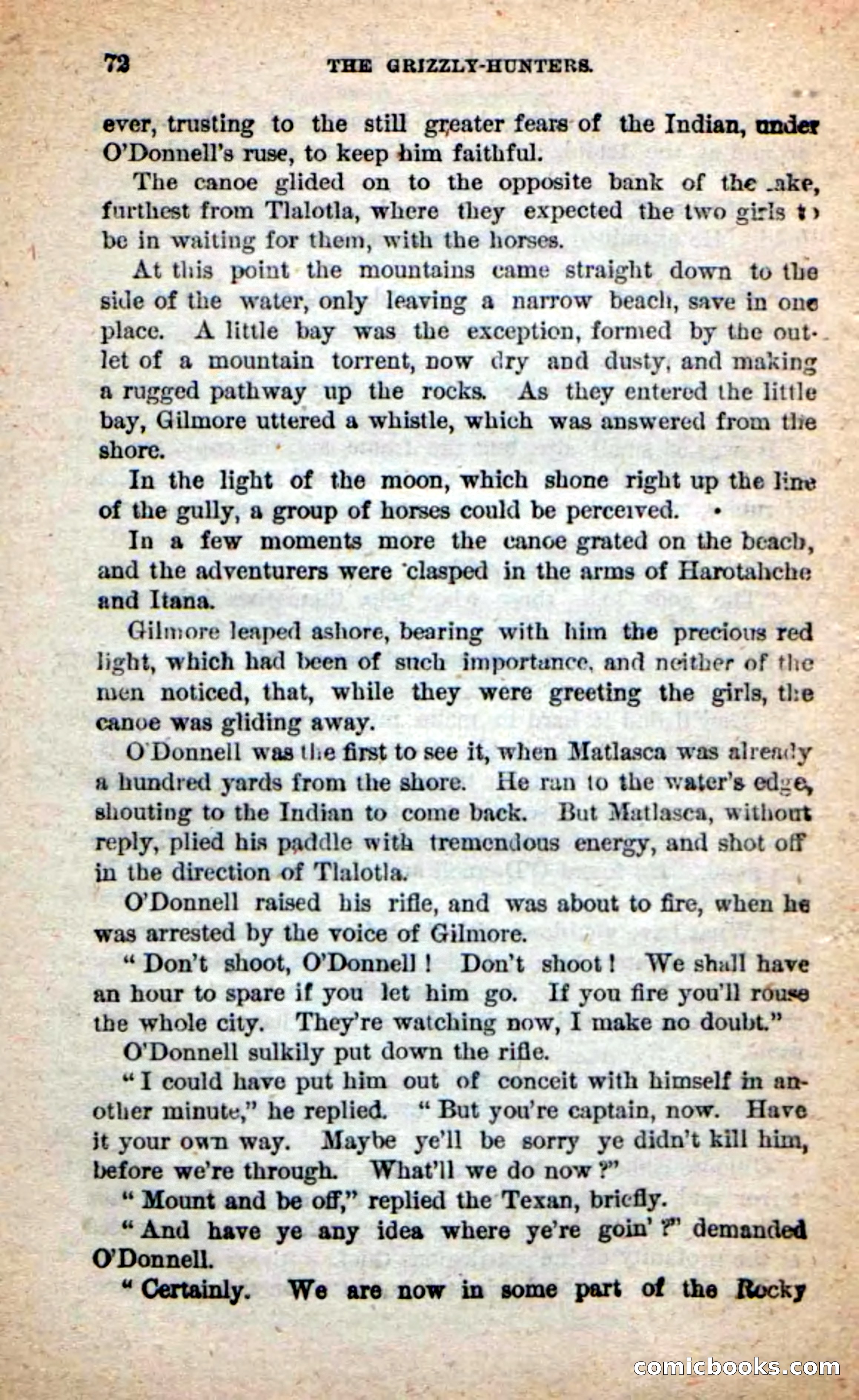 Beadle's Dime Novels: The Grizzly-Hunters — page 68 of 100