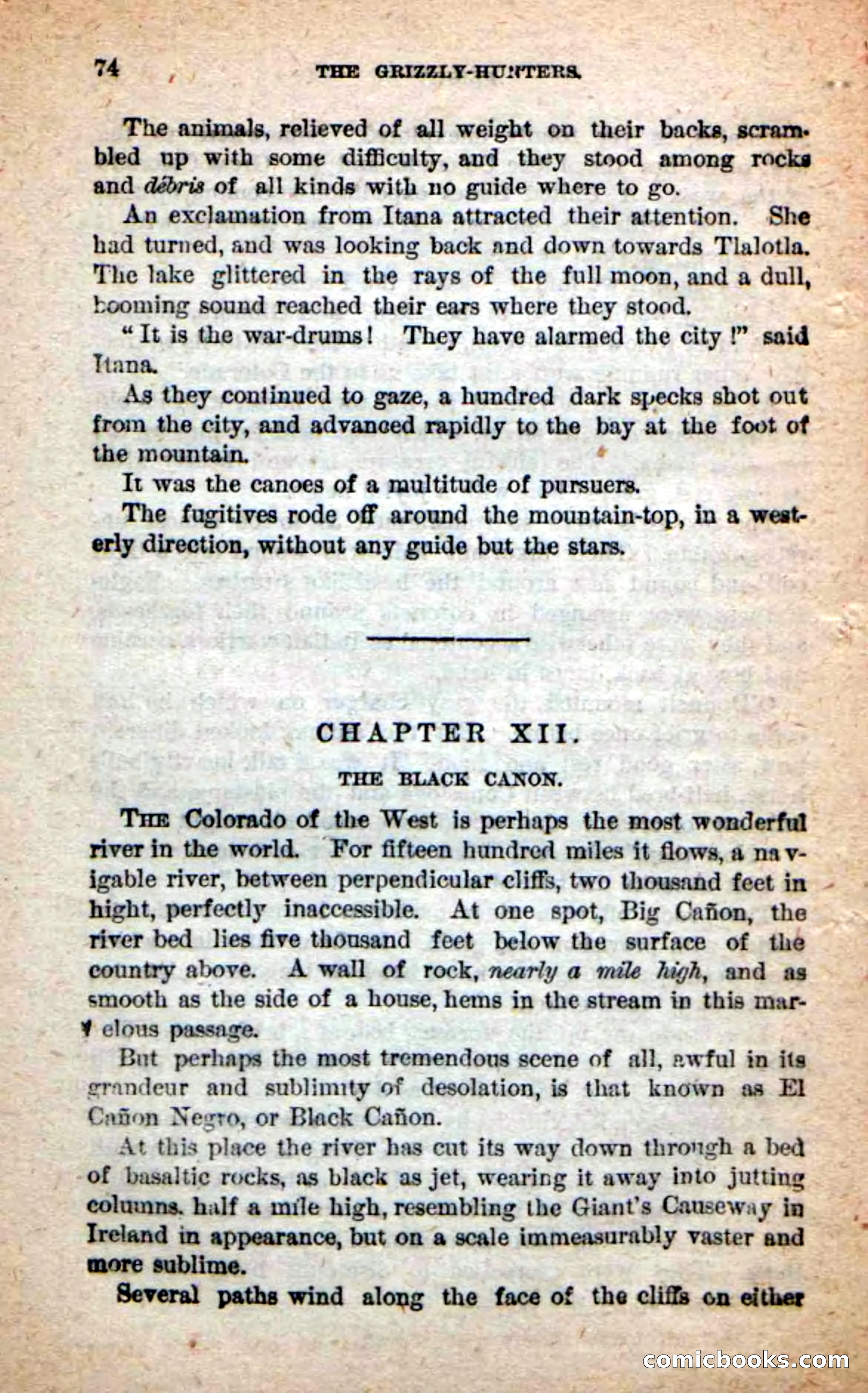 Beadle's Dime Novels: The Grizzly-Hunters — page 70 of 100