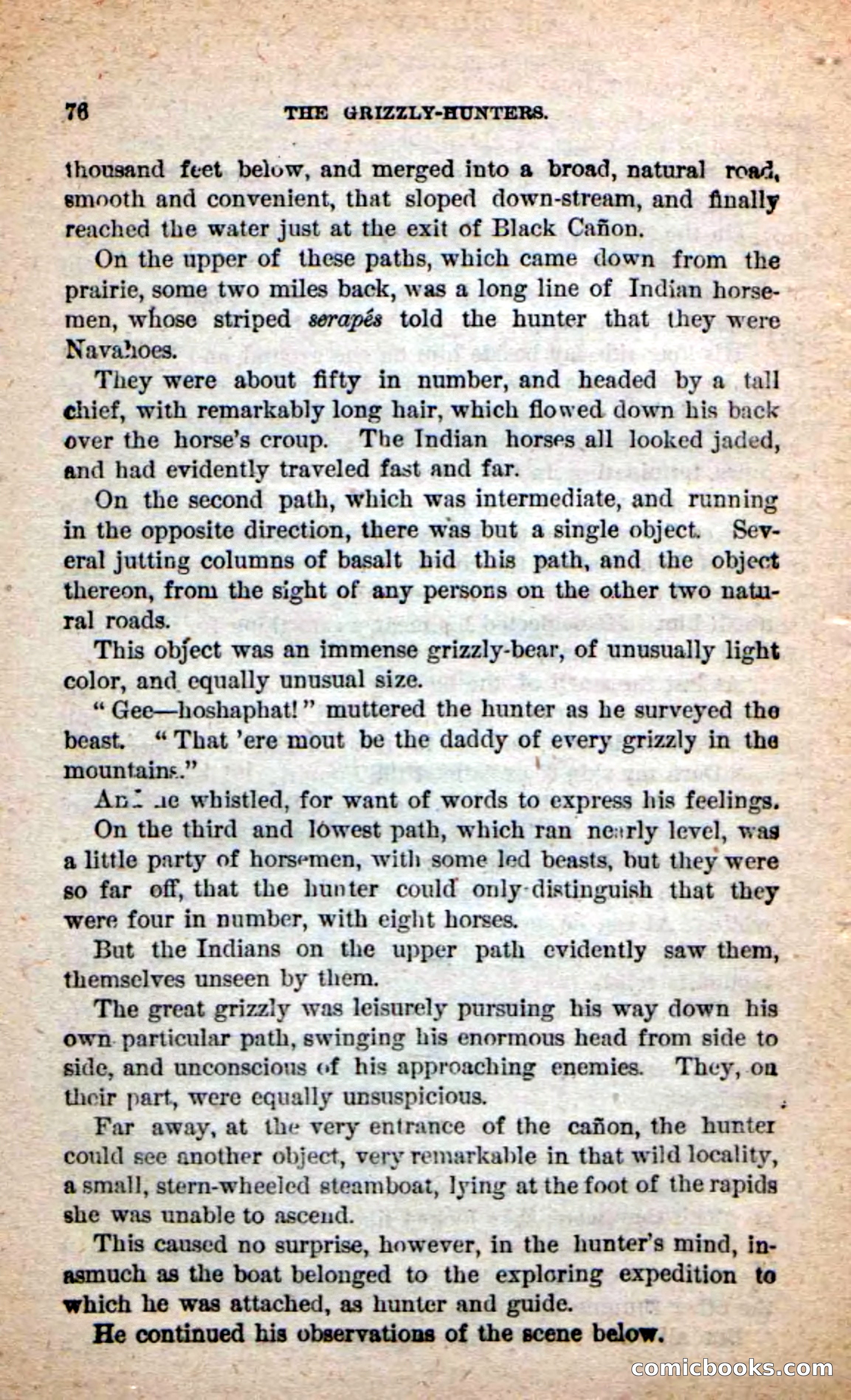 Beadle's Dime Novels: The Grizzly-Hunters — page 72 of 100
