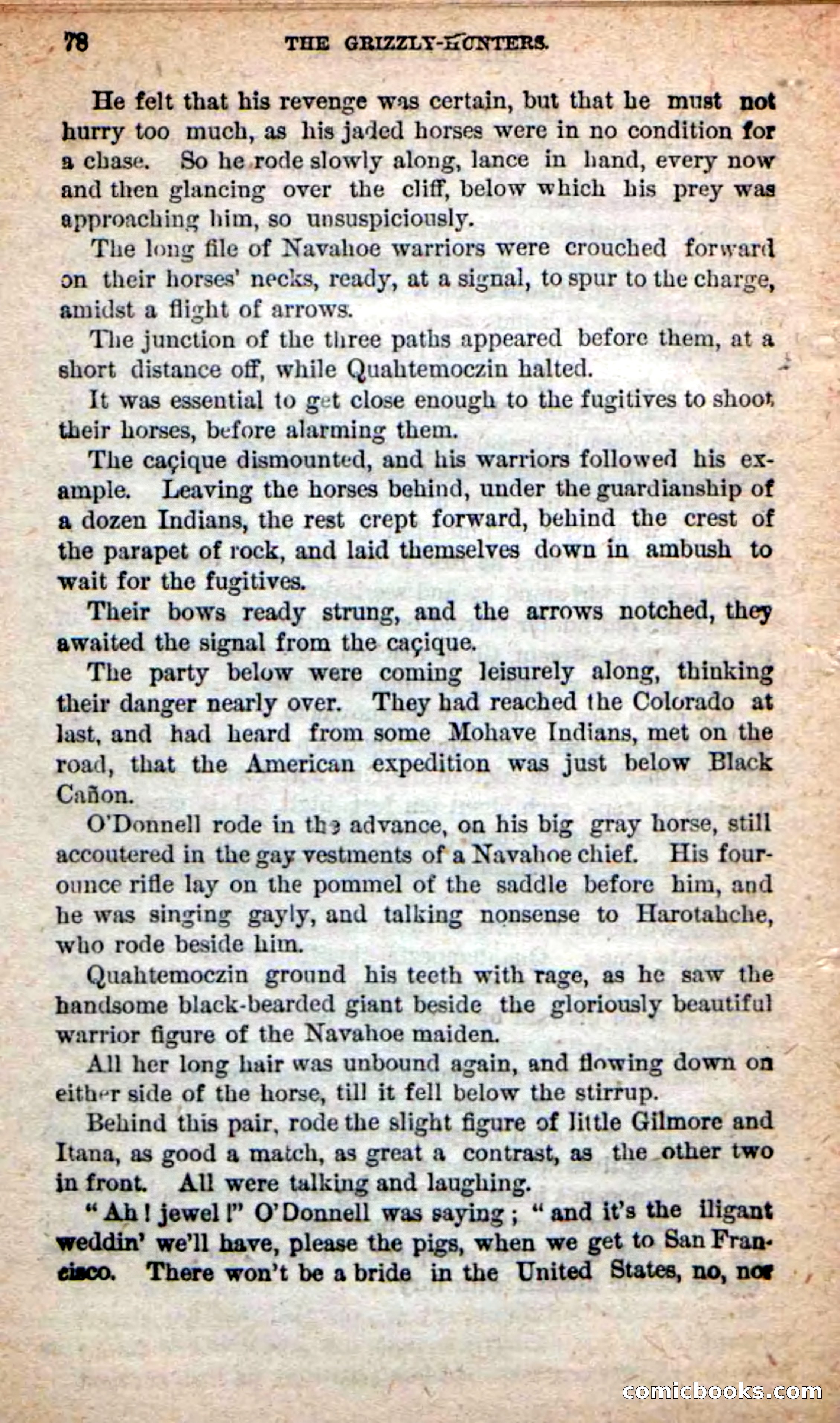 Beadle's Dime Novels: The Grizzly-Hunters — page 74 of 100