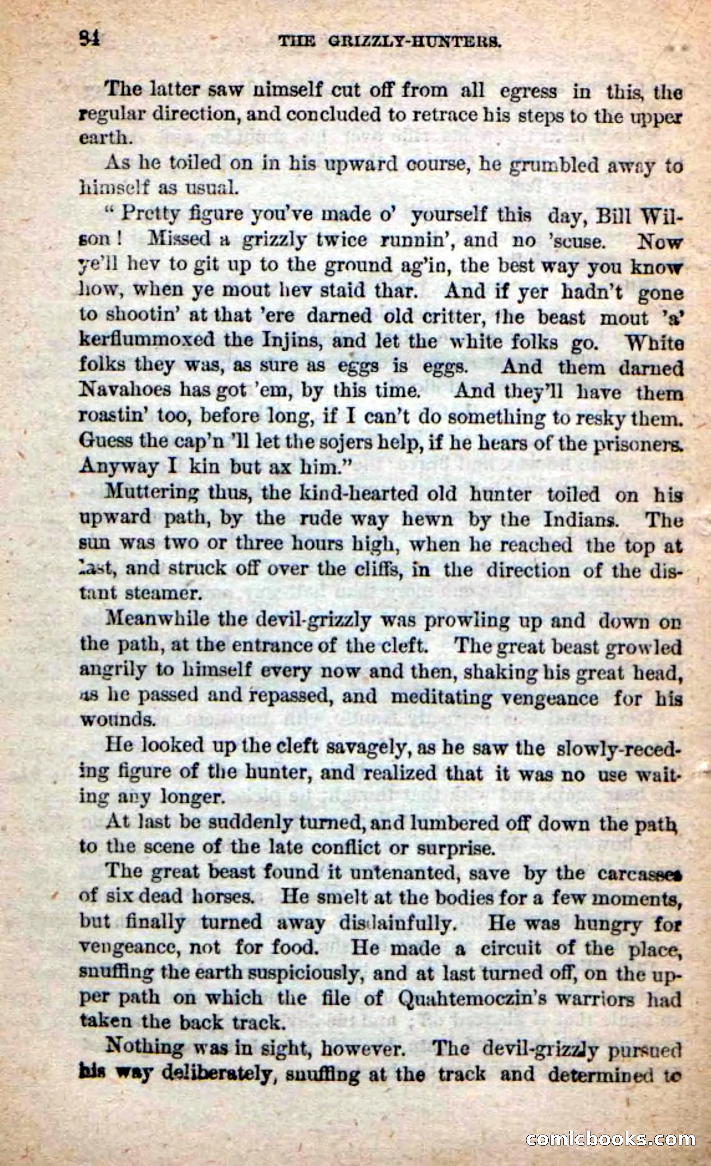 Beadle's Dime Novels: The Grizzly-Hunters — page 80 of 100