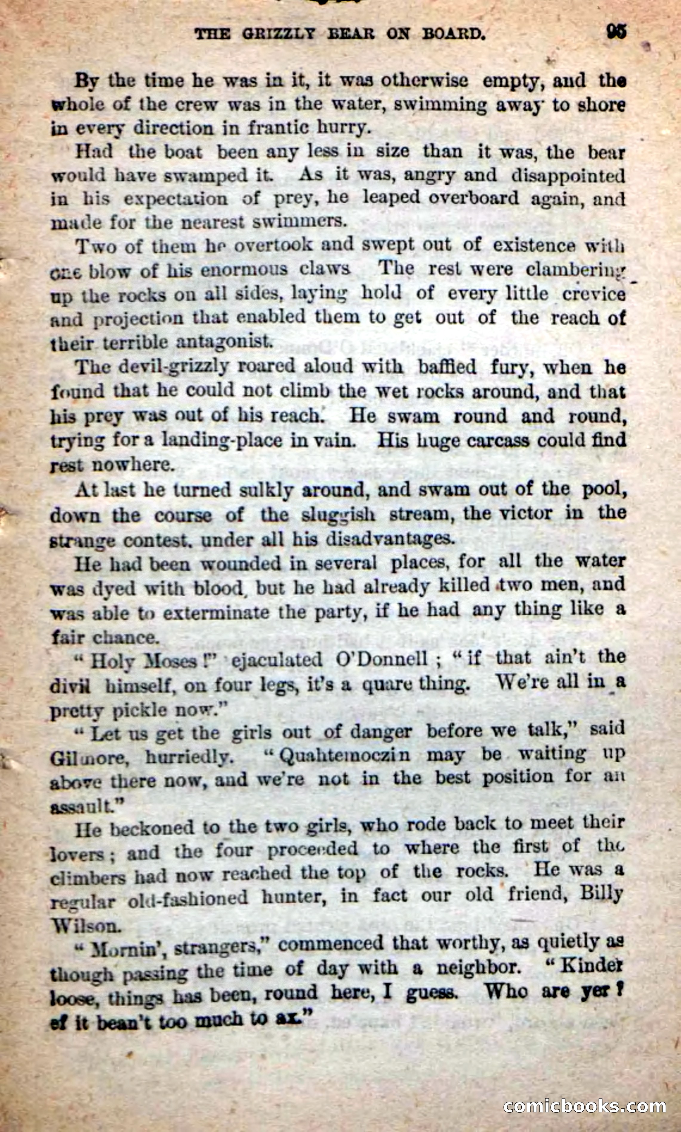 Beadle's Dime Novels: The Grizzly-Hunters — page 91 of 100