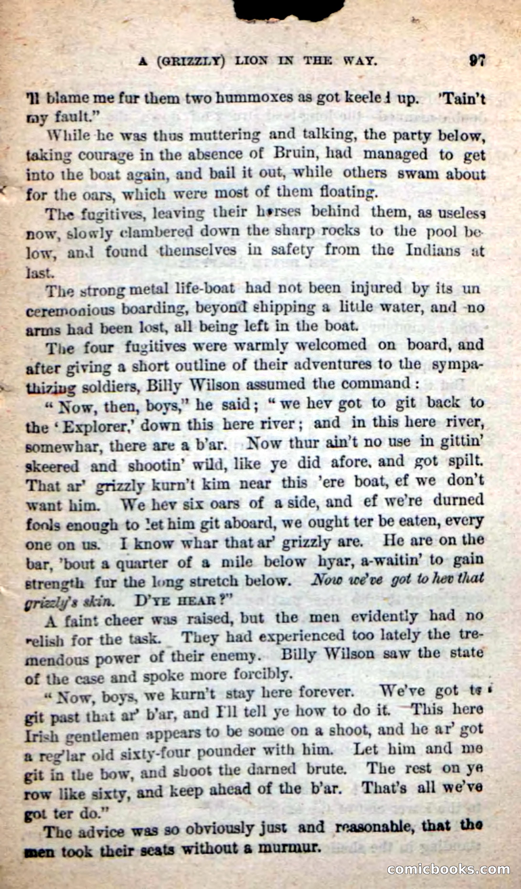 Beadle's Dime Novels: The Grizzly-Hunters — page 93 of 100