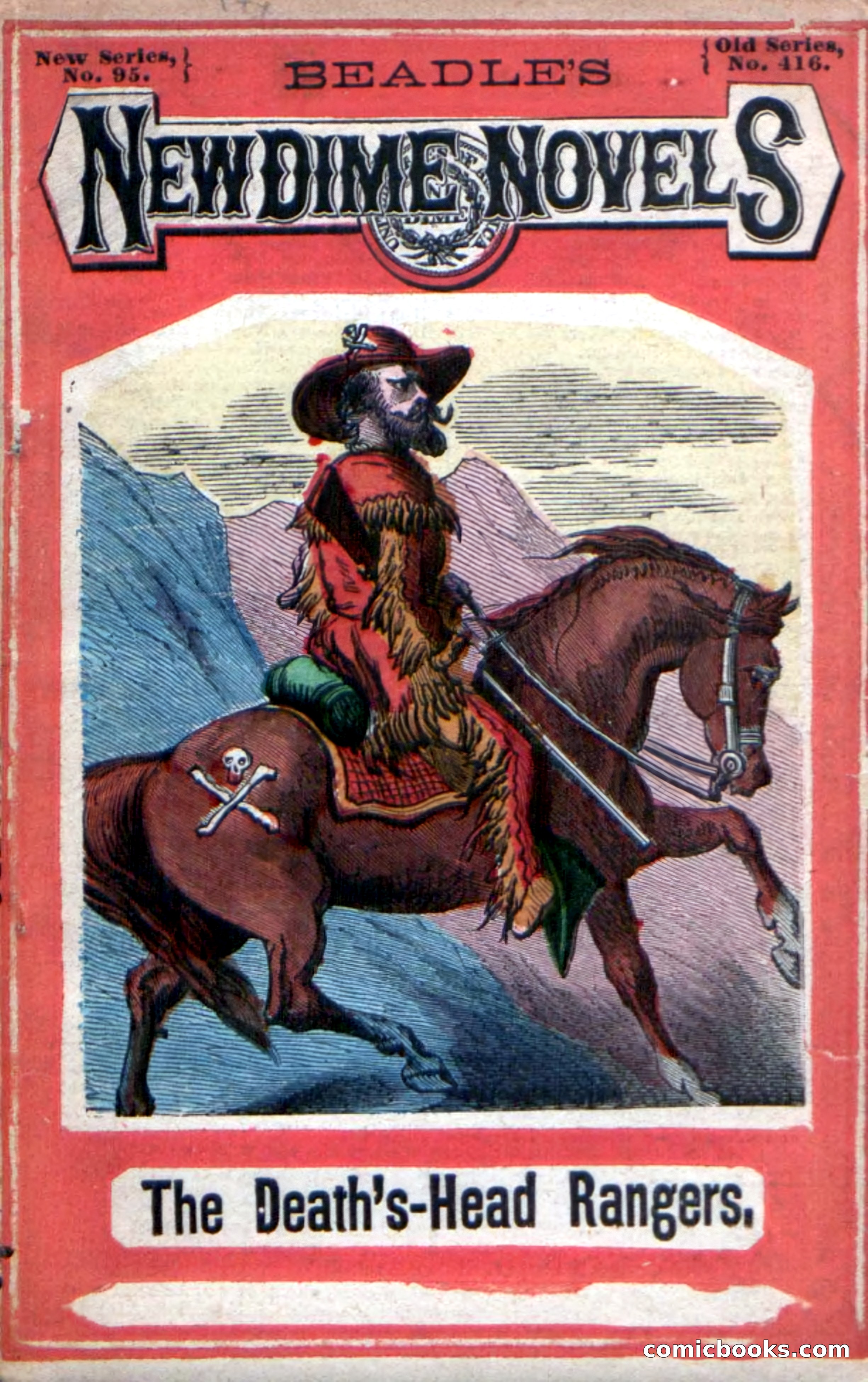 Beadle's New Dime Novels: The Death's-Head Rangers — page 1 of 100