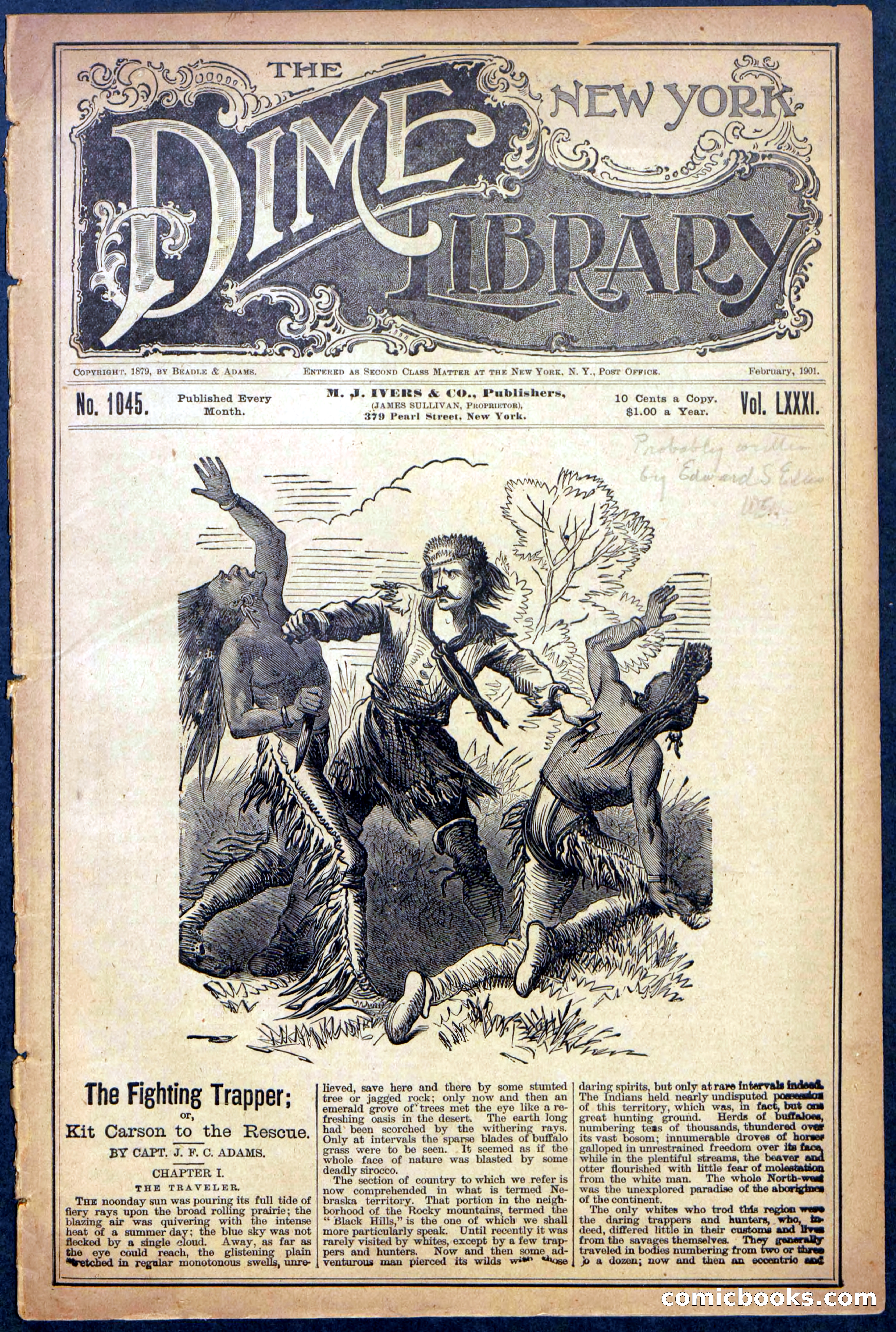The Dime Library Cover (No. 1045) — page 1 of 32
