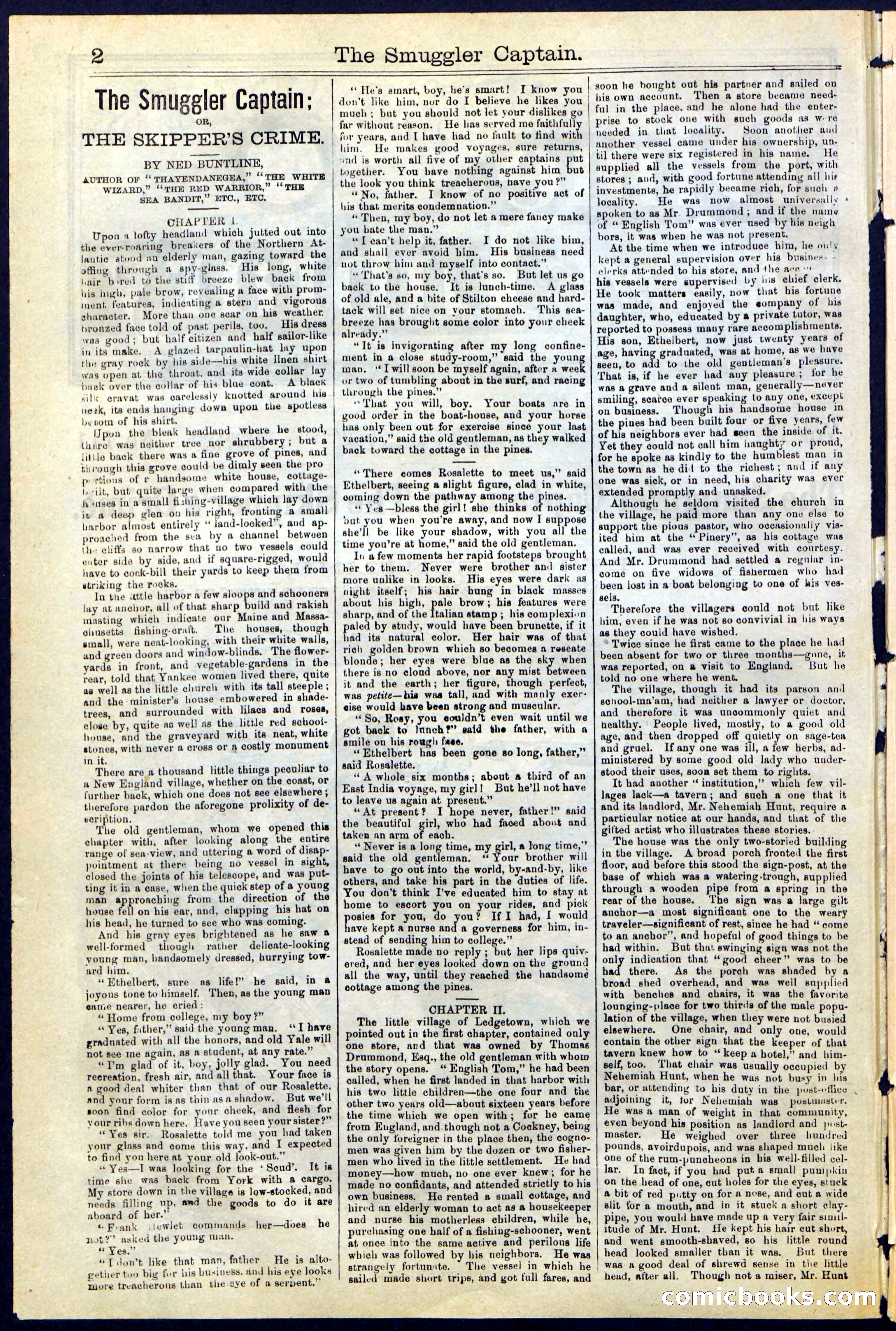Beadle's Dime Library No. 111 — page 2 of 32