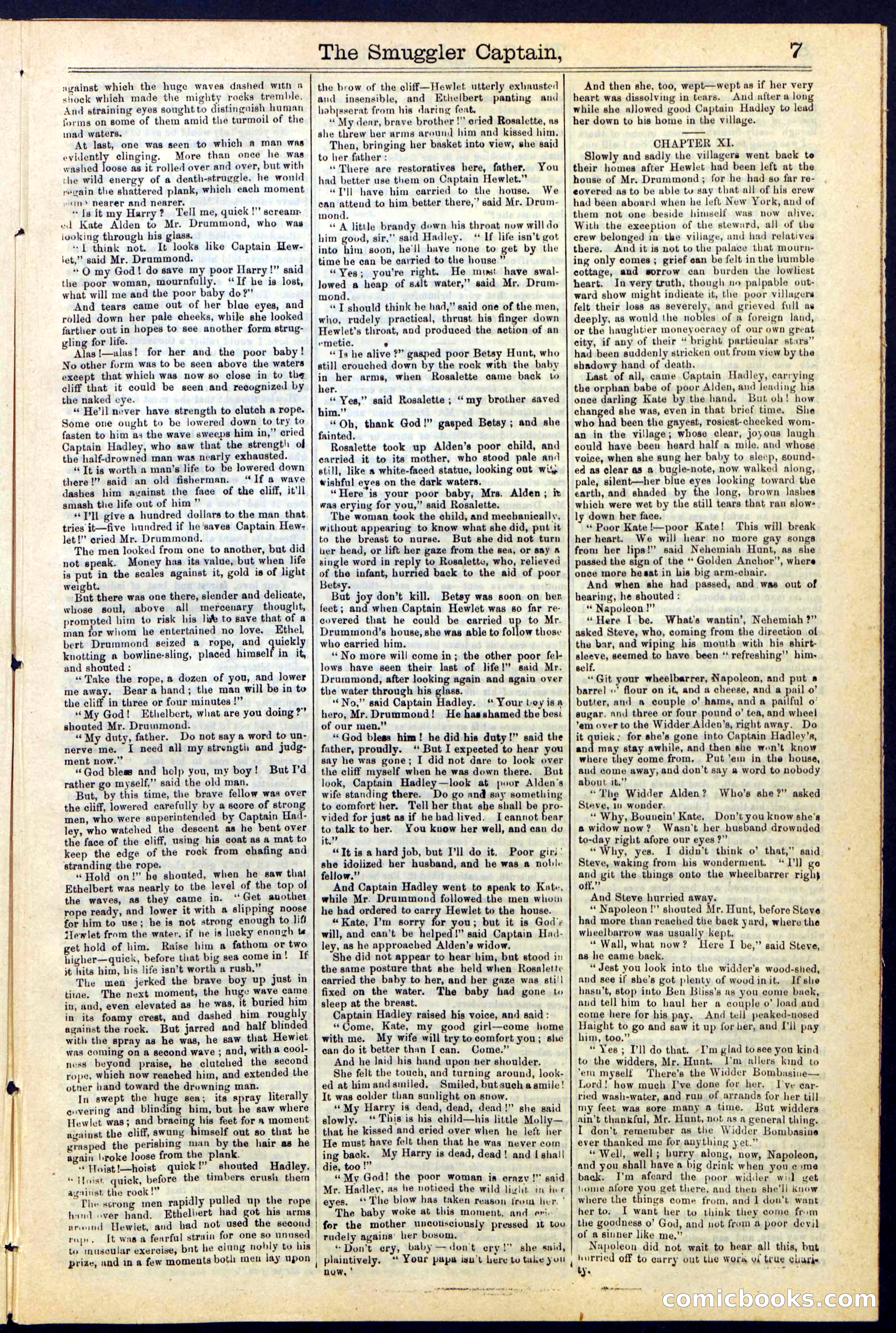 Beadle's Dime Library No. 111 — page 7 of 32