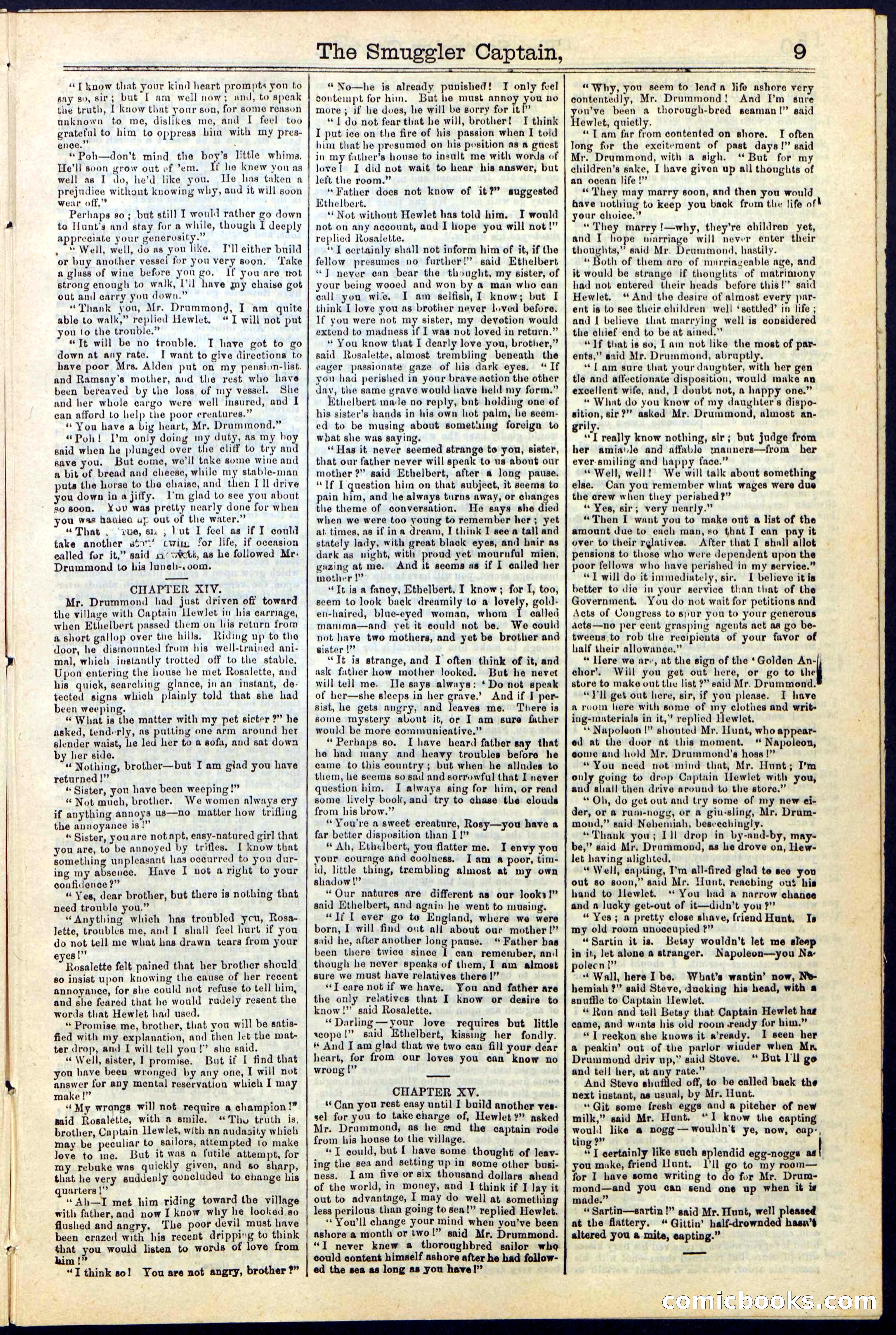 Beadle's Dime Library No. 111 — page 9 of 32