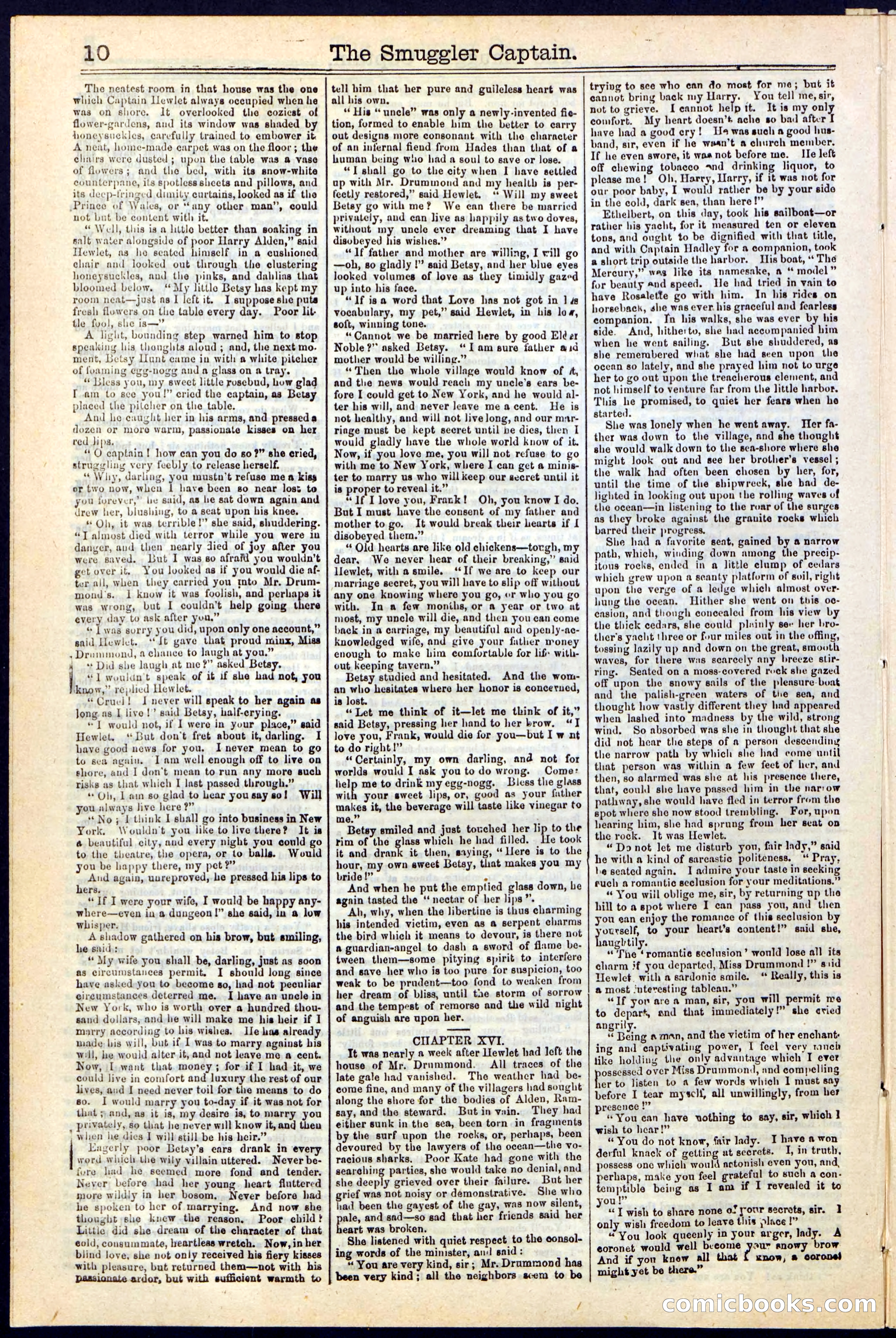 Beadle's Dime Library No. 111 — page 10 of 32