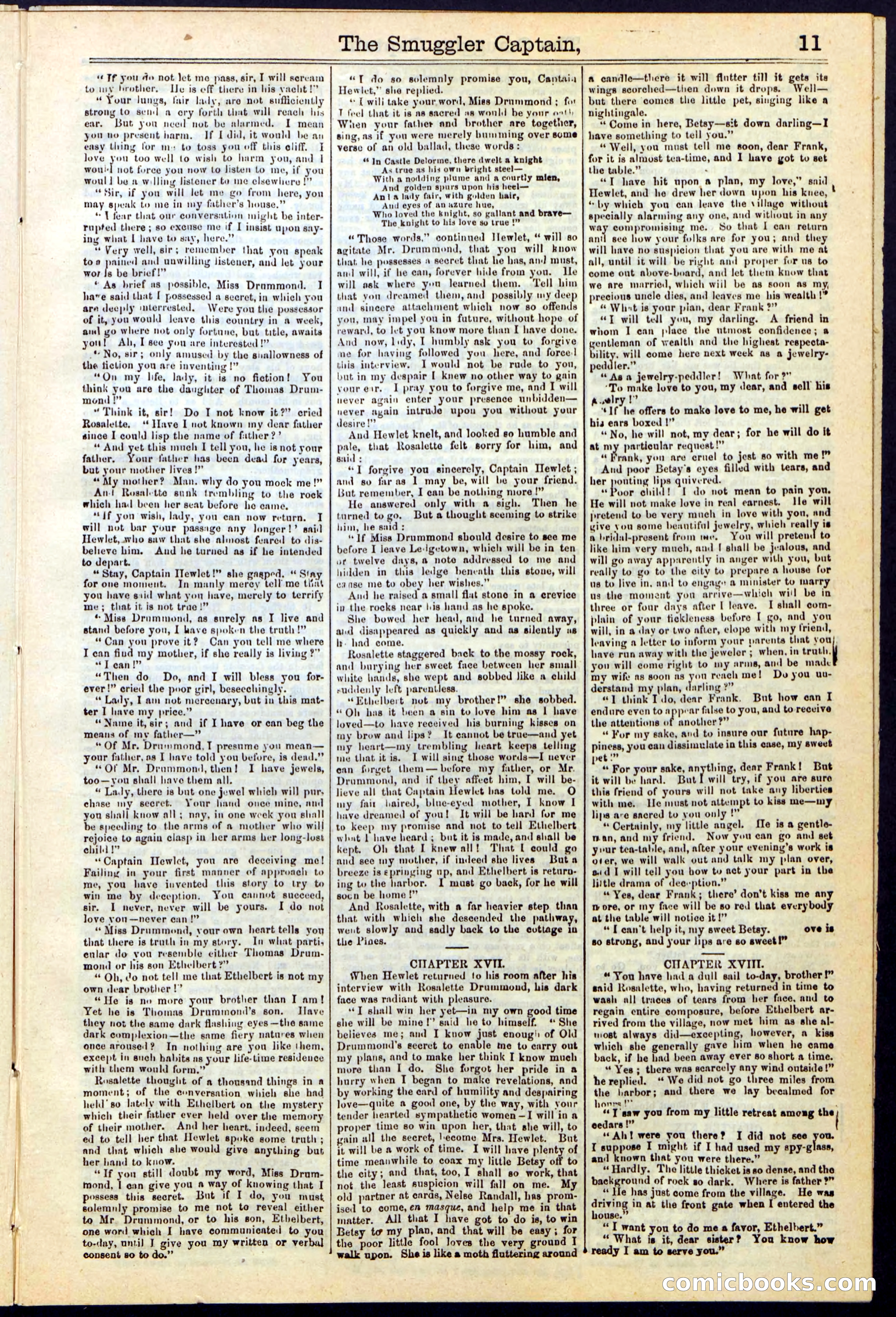 Beadle's Dime Library No. 111 — page 11 of 32