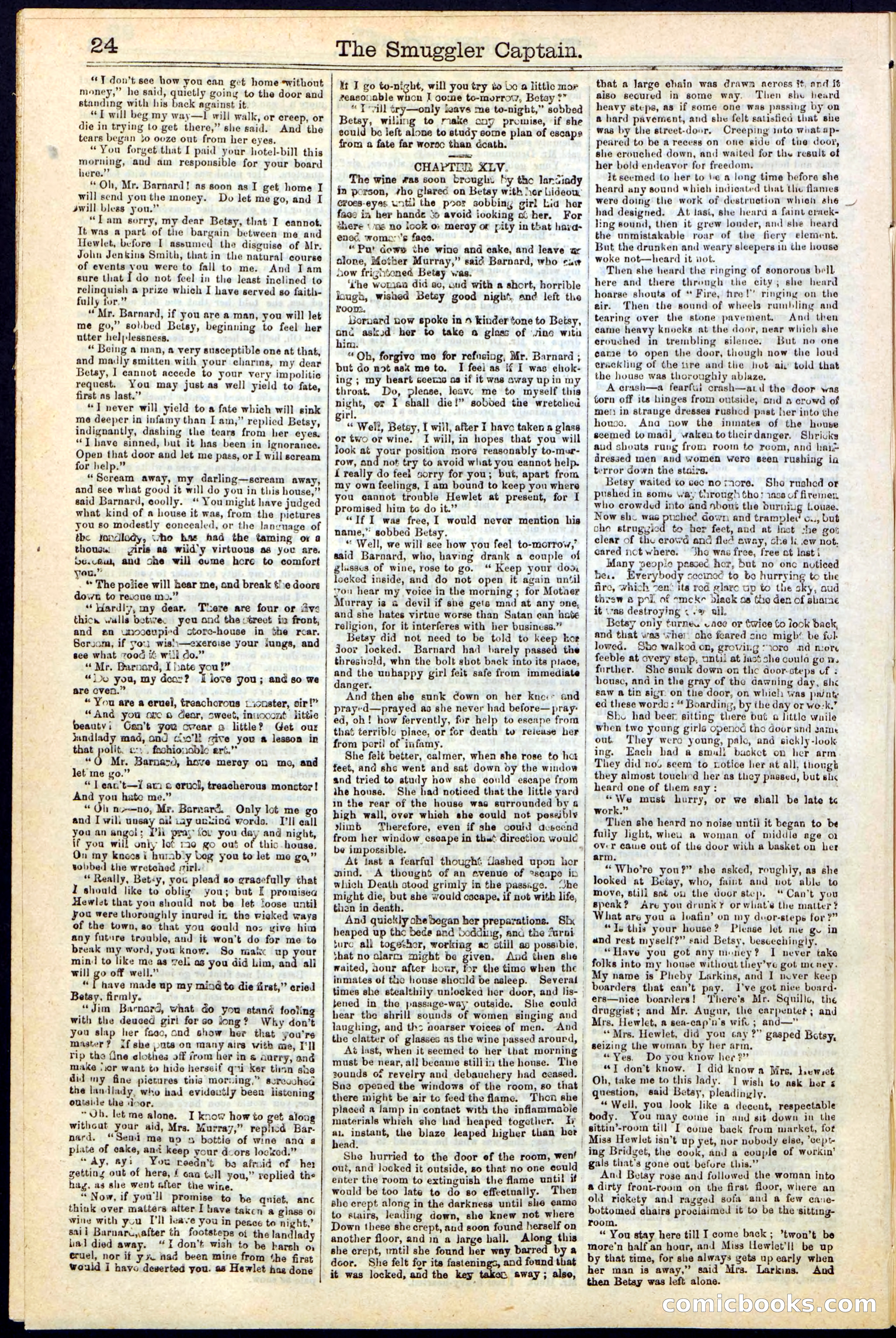 Beadle's Dime Library No. 111 — page 24 of 32
