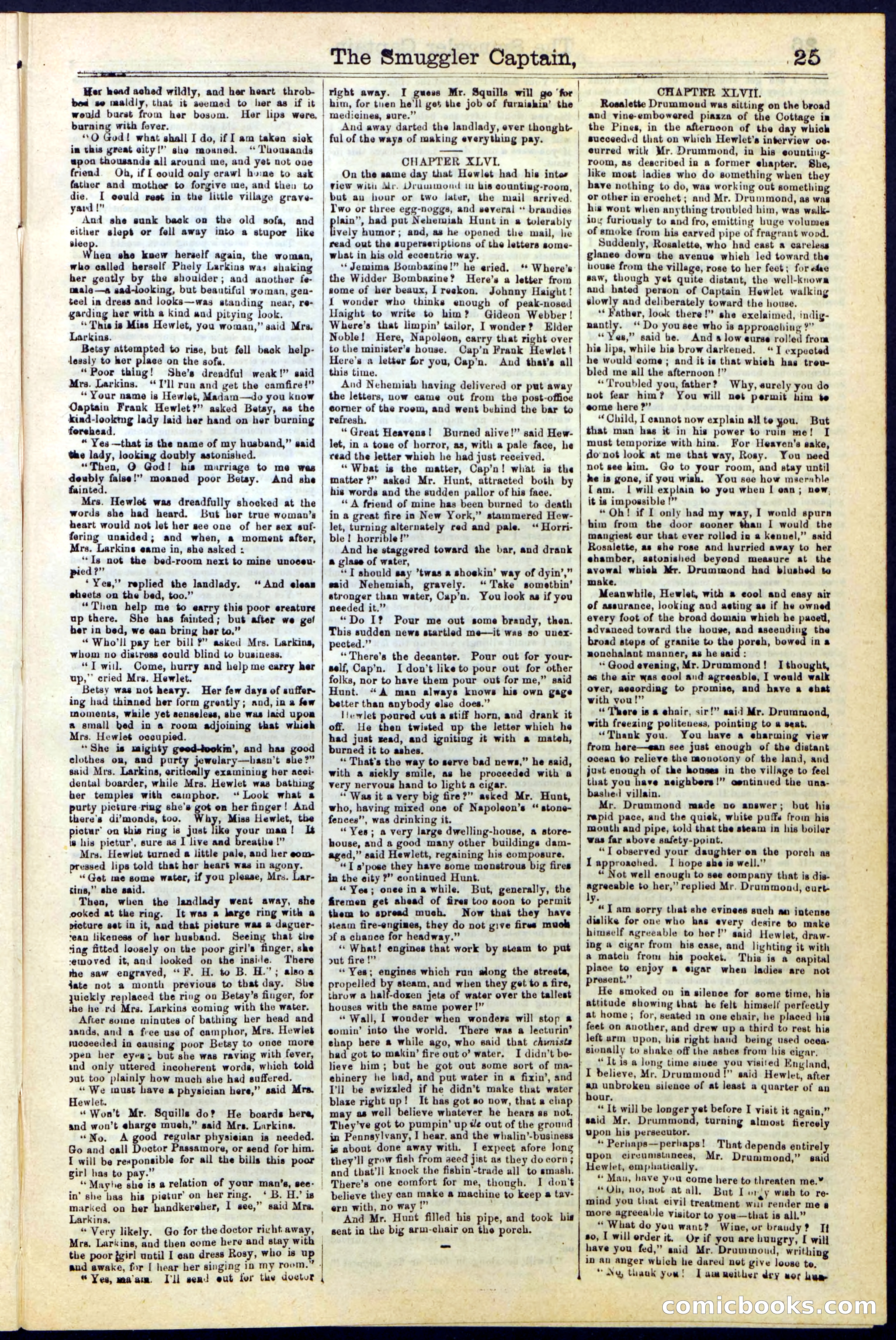 Beadle's Dime Library No. 111 — page 25 of 32