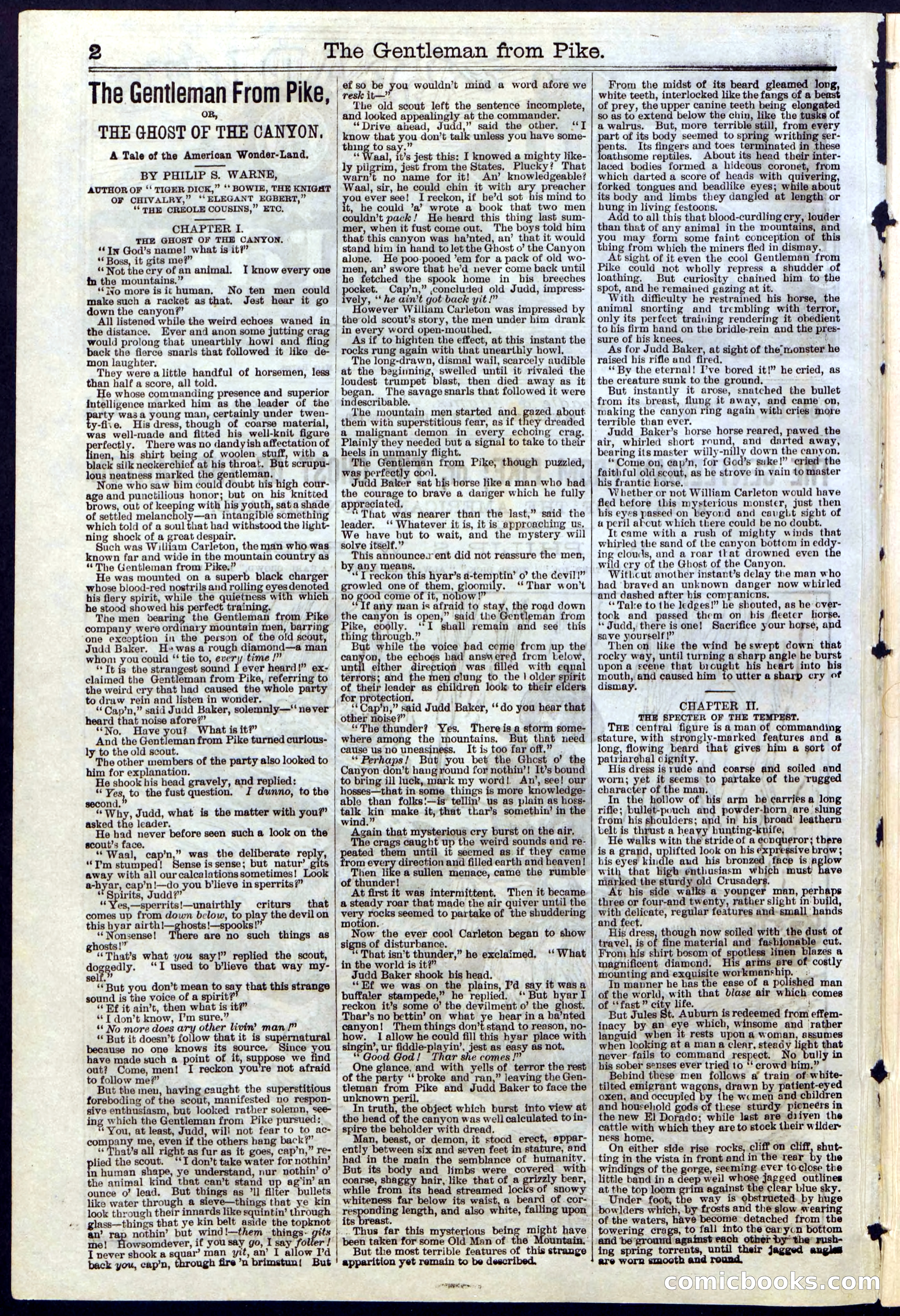 Beadle's New York Dime Library No. 114 — page 2 of 32