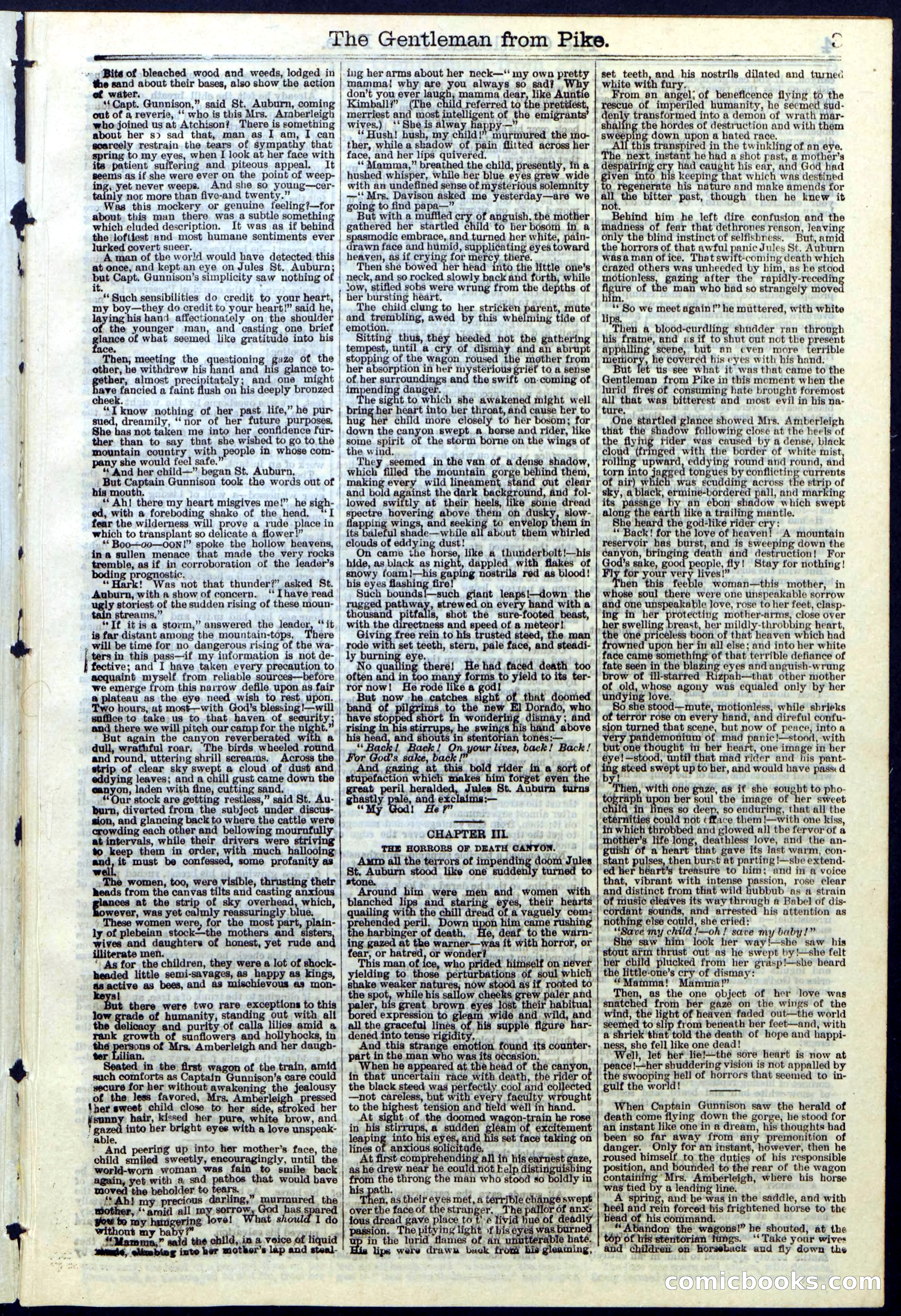 Beadle's New York Dime Library No. 114 — page 3 of 32