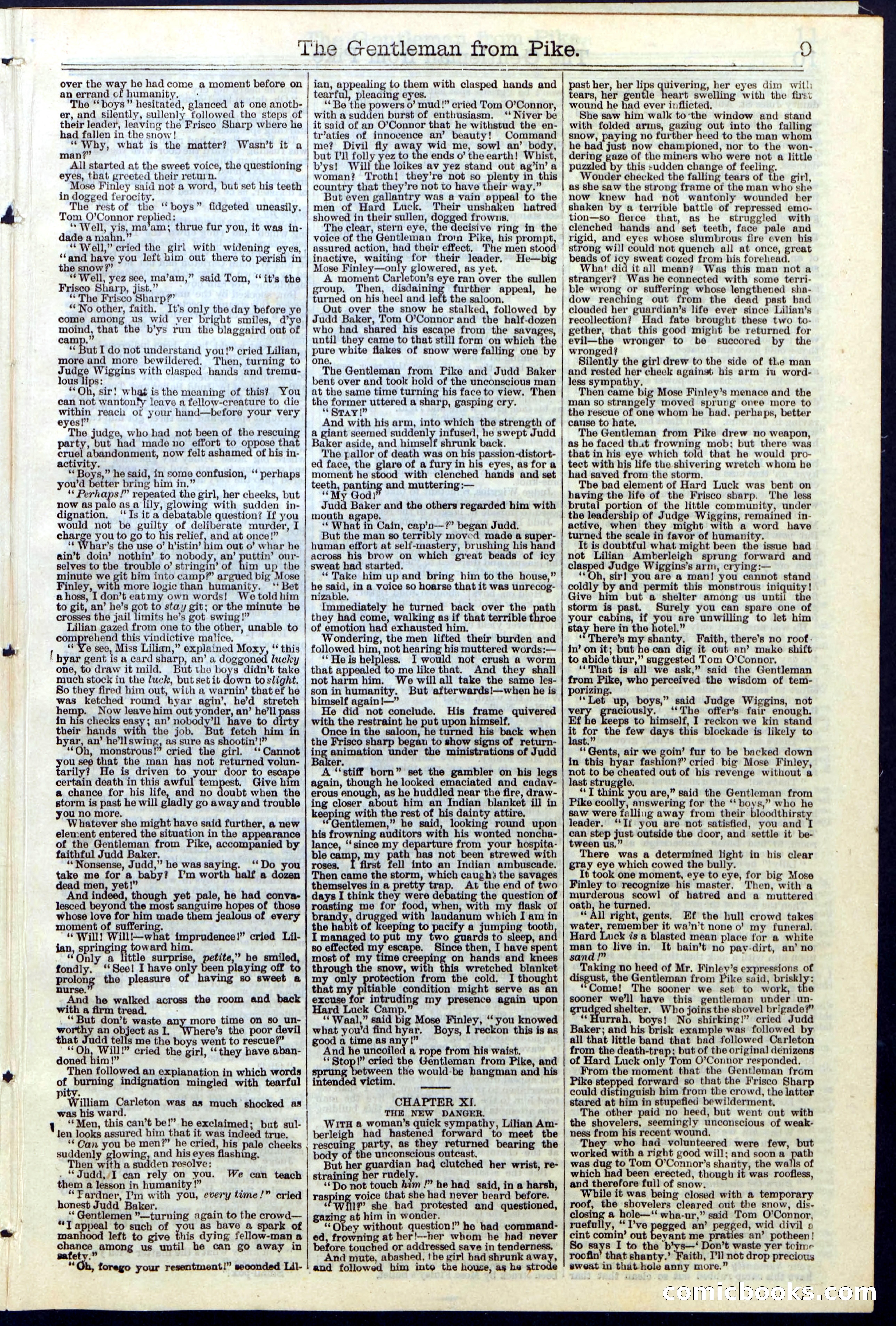 Beadle's New York Dime Library No. 114 — page 9 of 32