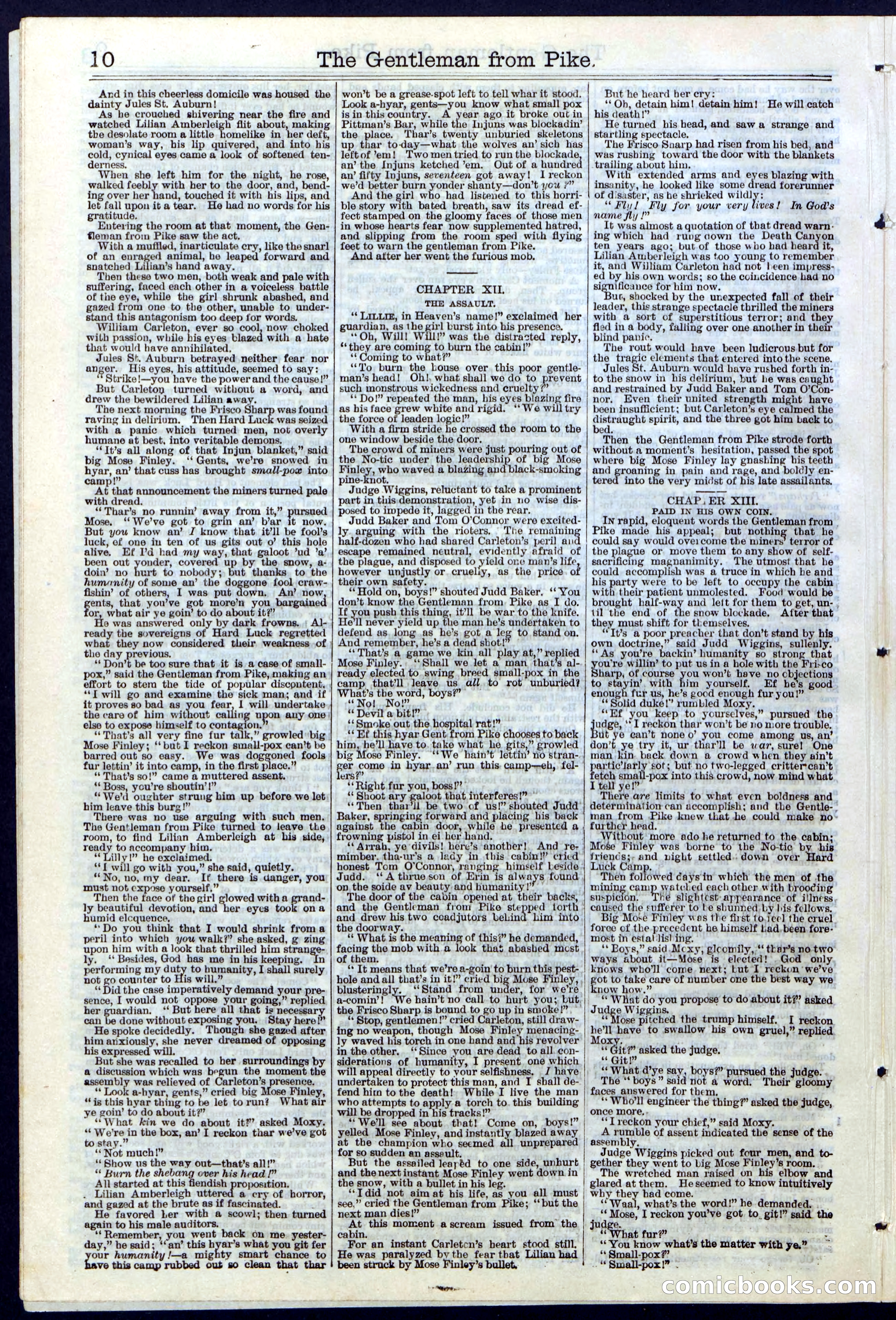 Beadle's New York Dime Library No. 114 — page 10 of 32