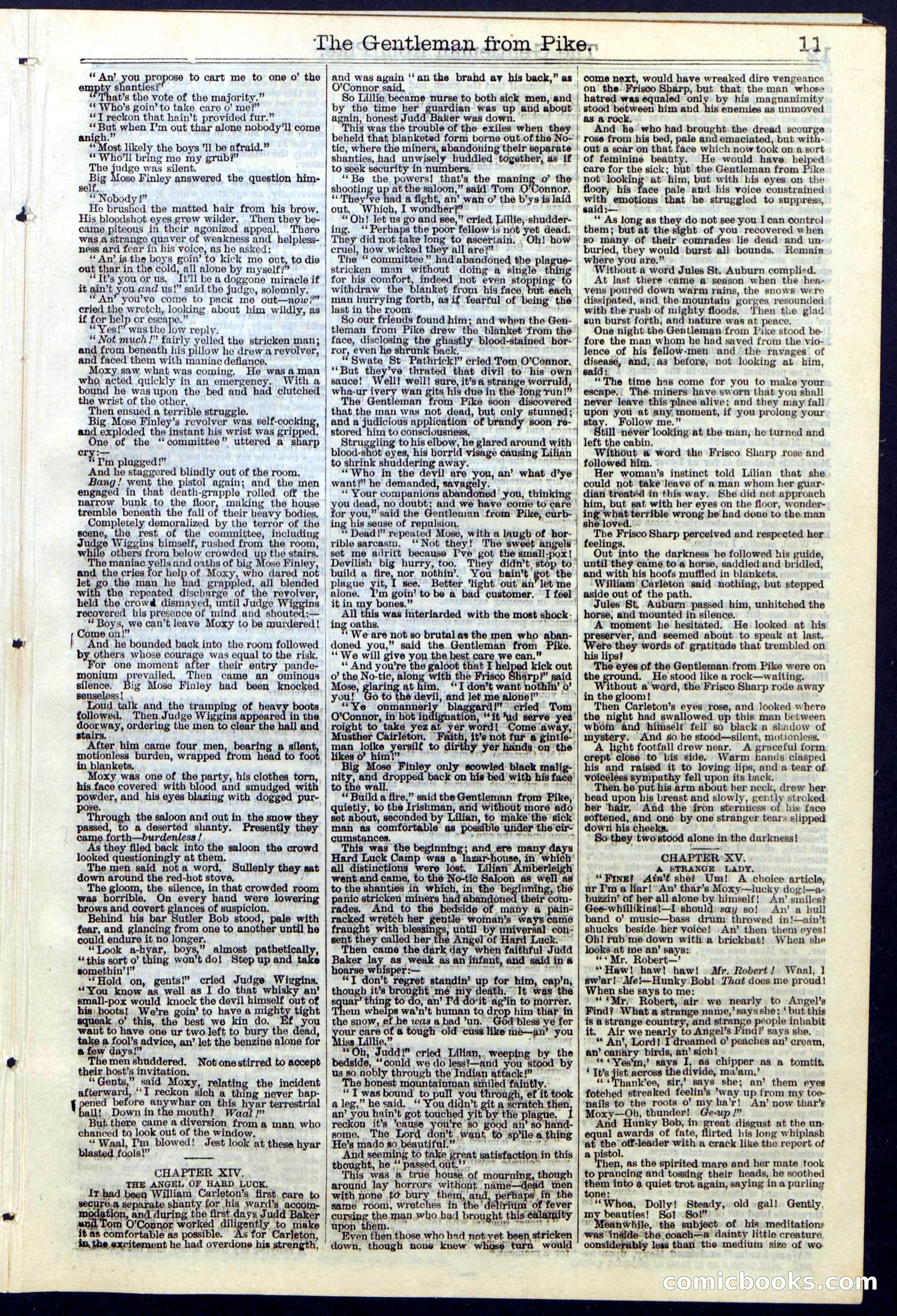 Beadle's New York Dime Library No. 114 — page 11 of 32