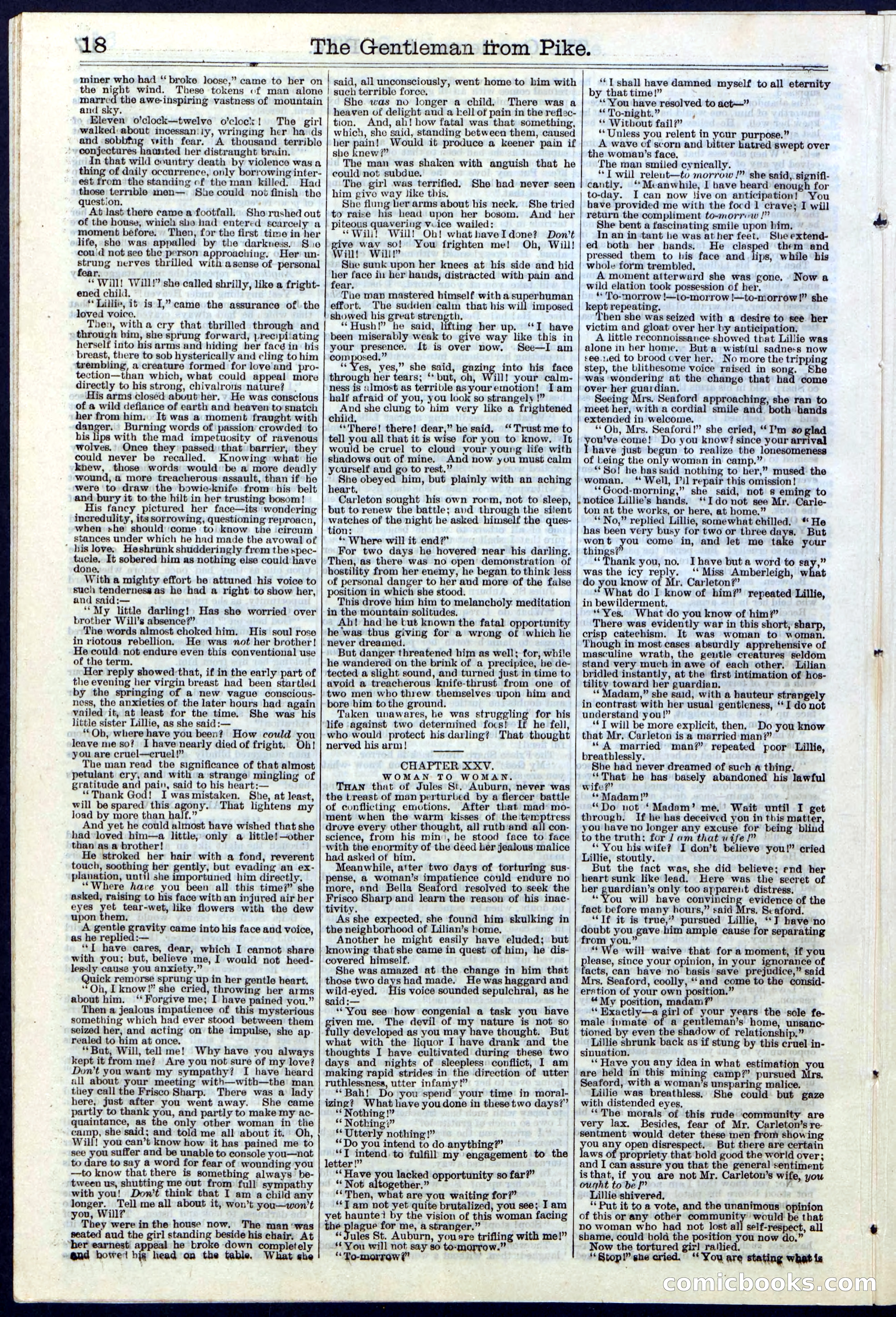 Beadle's New York Dime Library No. 114 — page 18 of 32