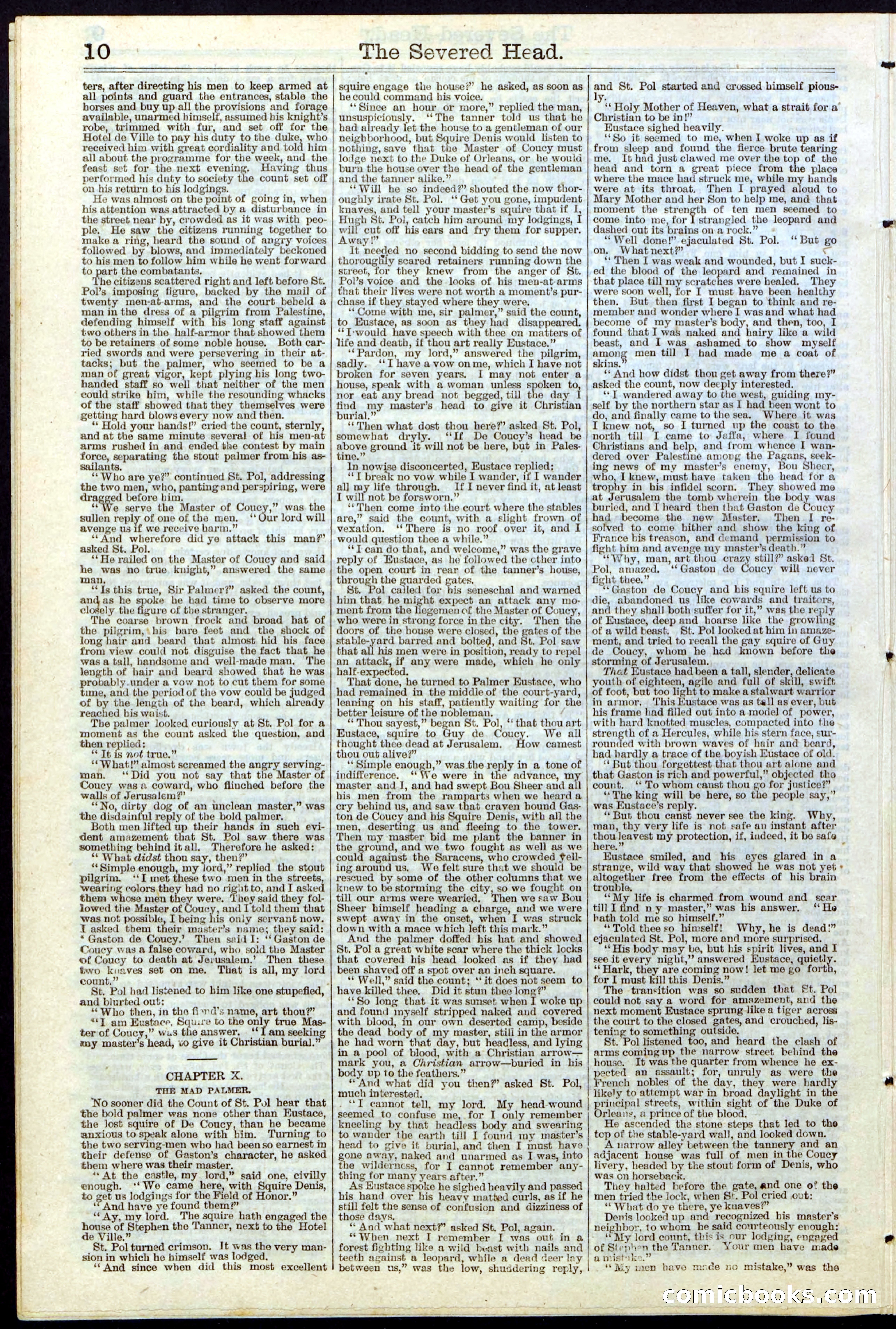 Beadle's New York Dime Library No. 115 — page 10 of 32