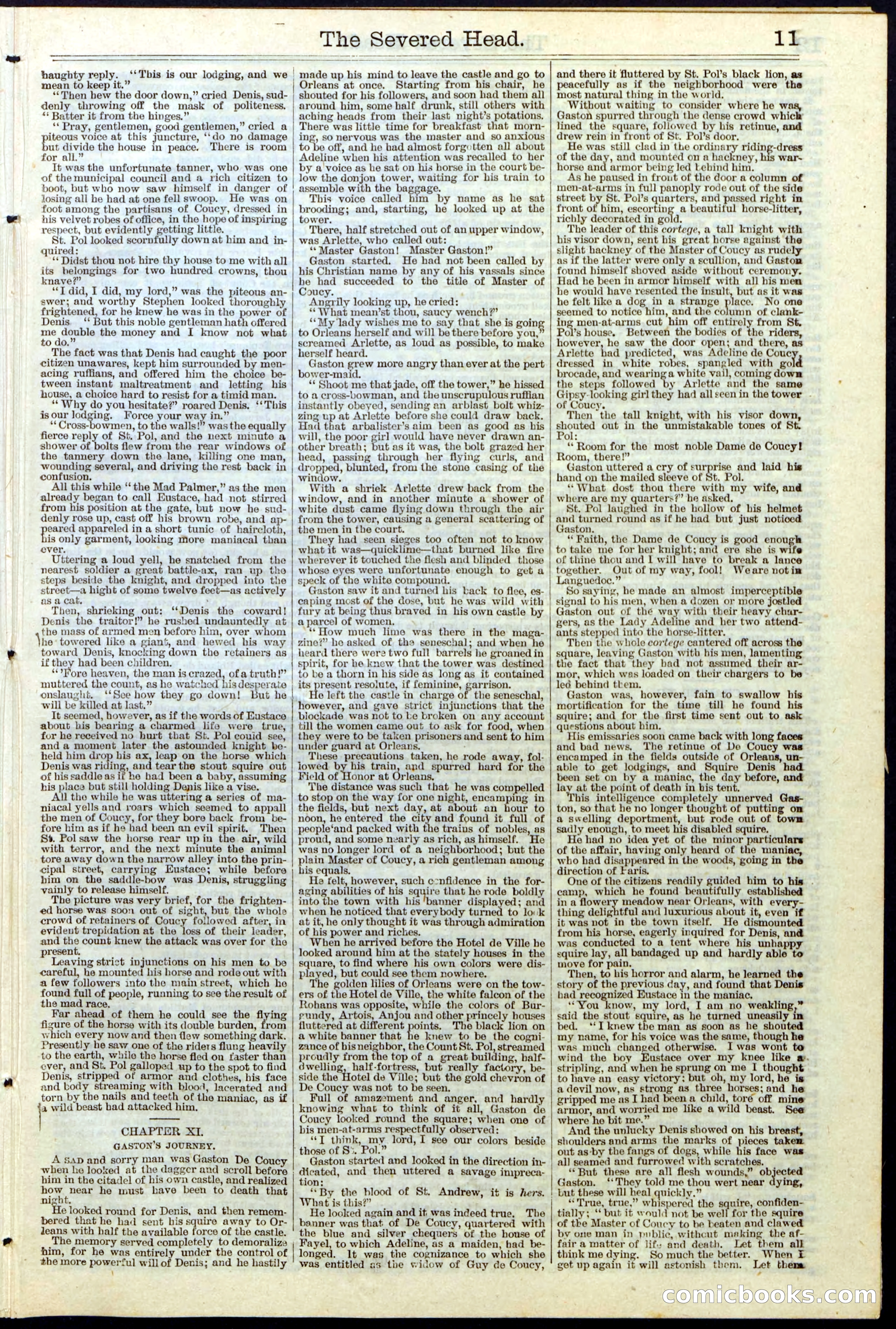 Beadle's New York Dime Library No. 115 — page 11 of 32