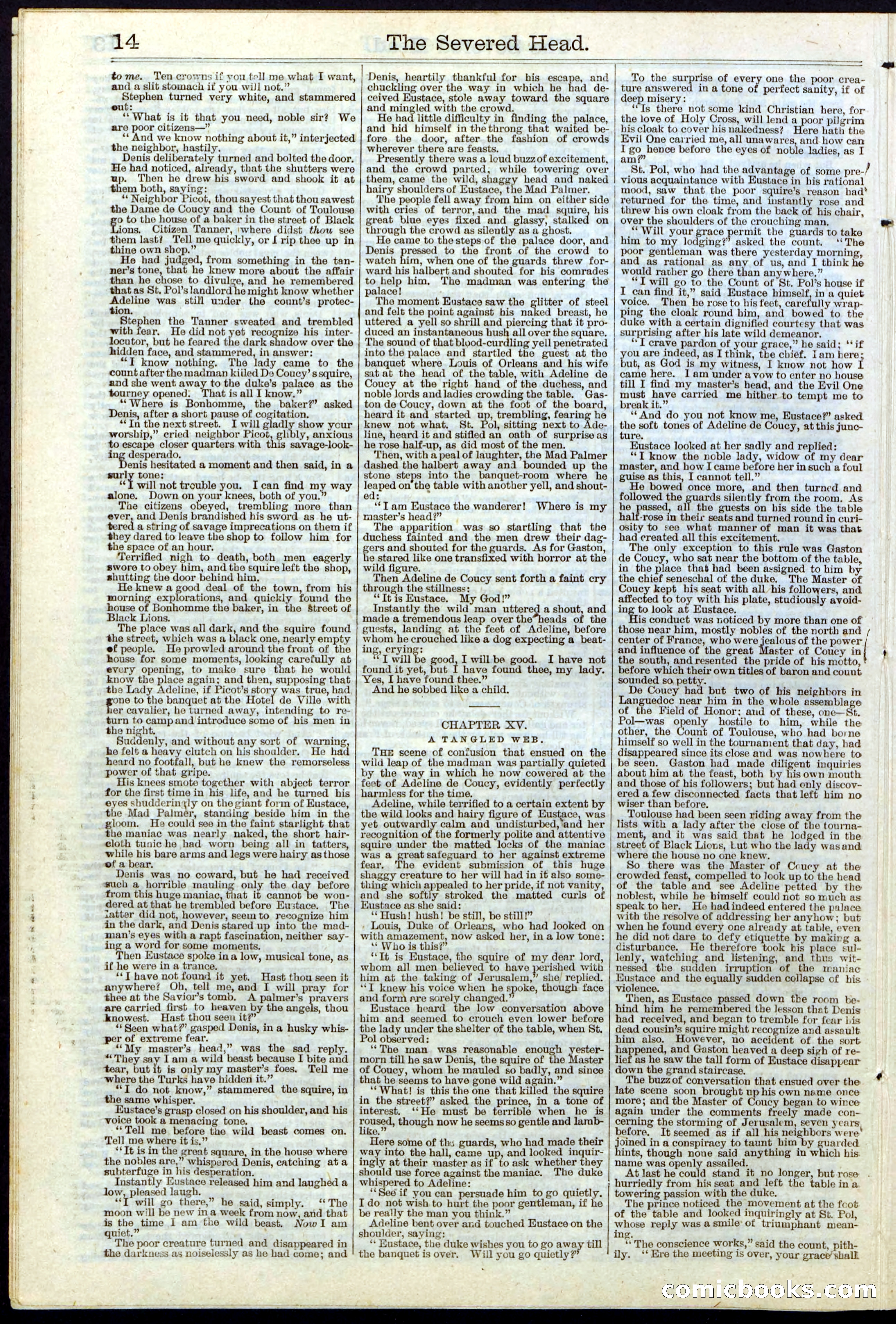 Beadle's New York Dime Library No. 115 — page 14 of 32