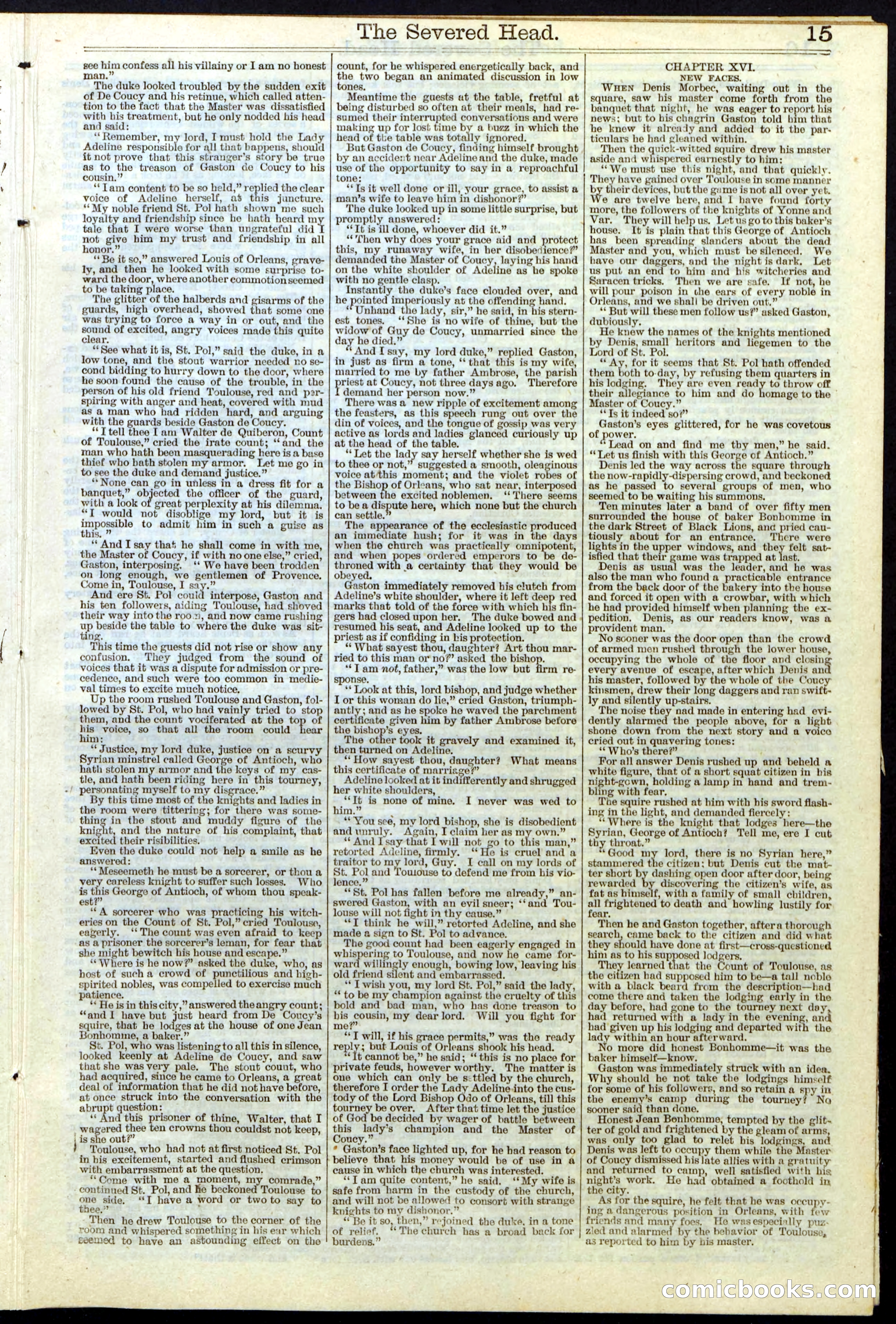 Beadle's New York Dime Library No. 115 — page 15 of 32
