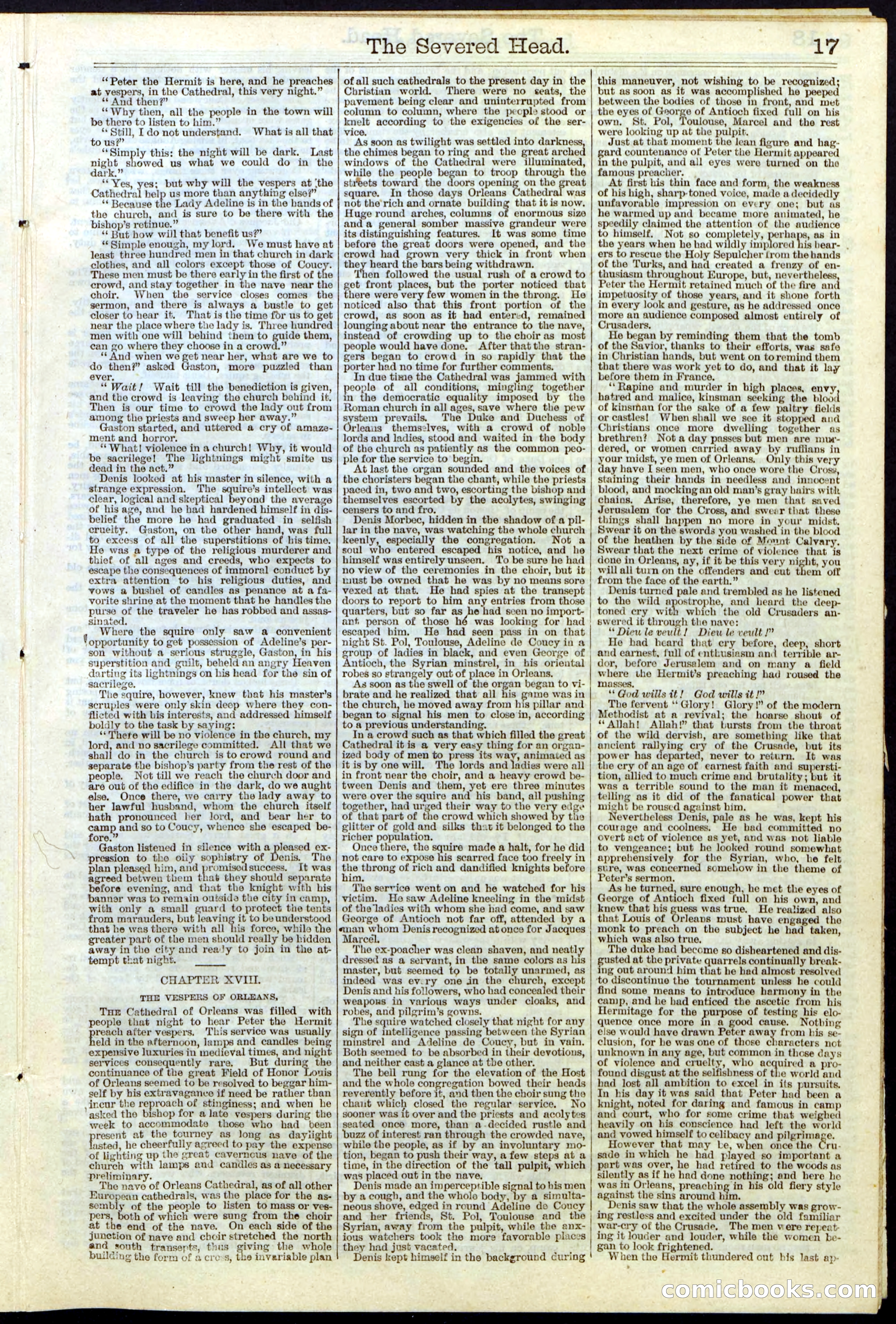 Beadle's New York Dime Library No. 115 — page 17 of 32