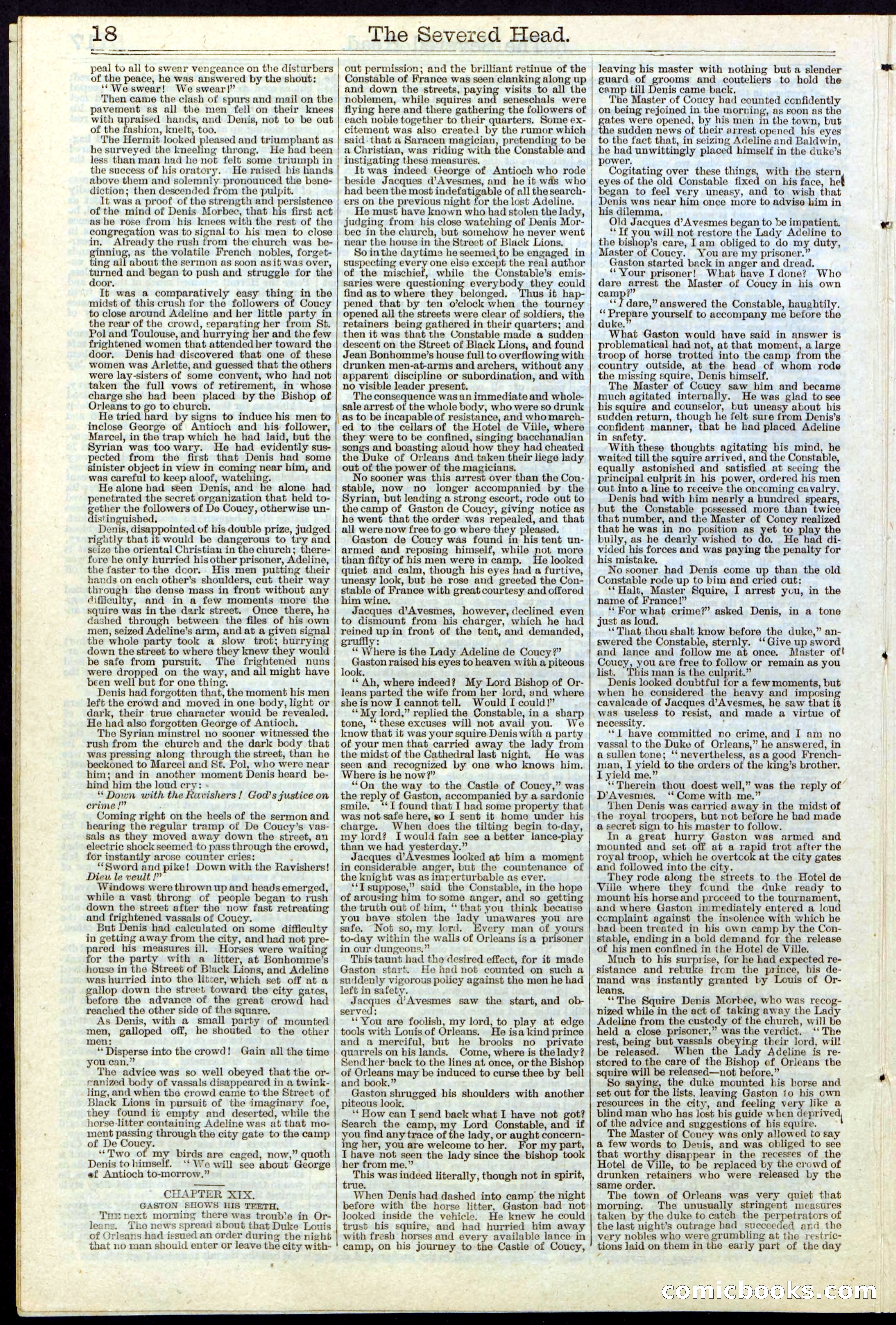 Beadle's New York Dime Library No. 115 — page 18 of 32