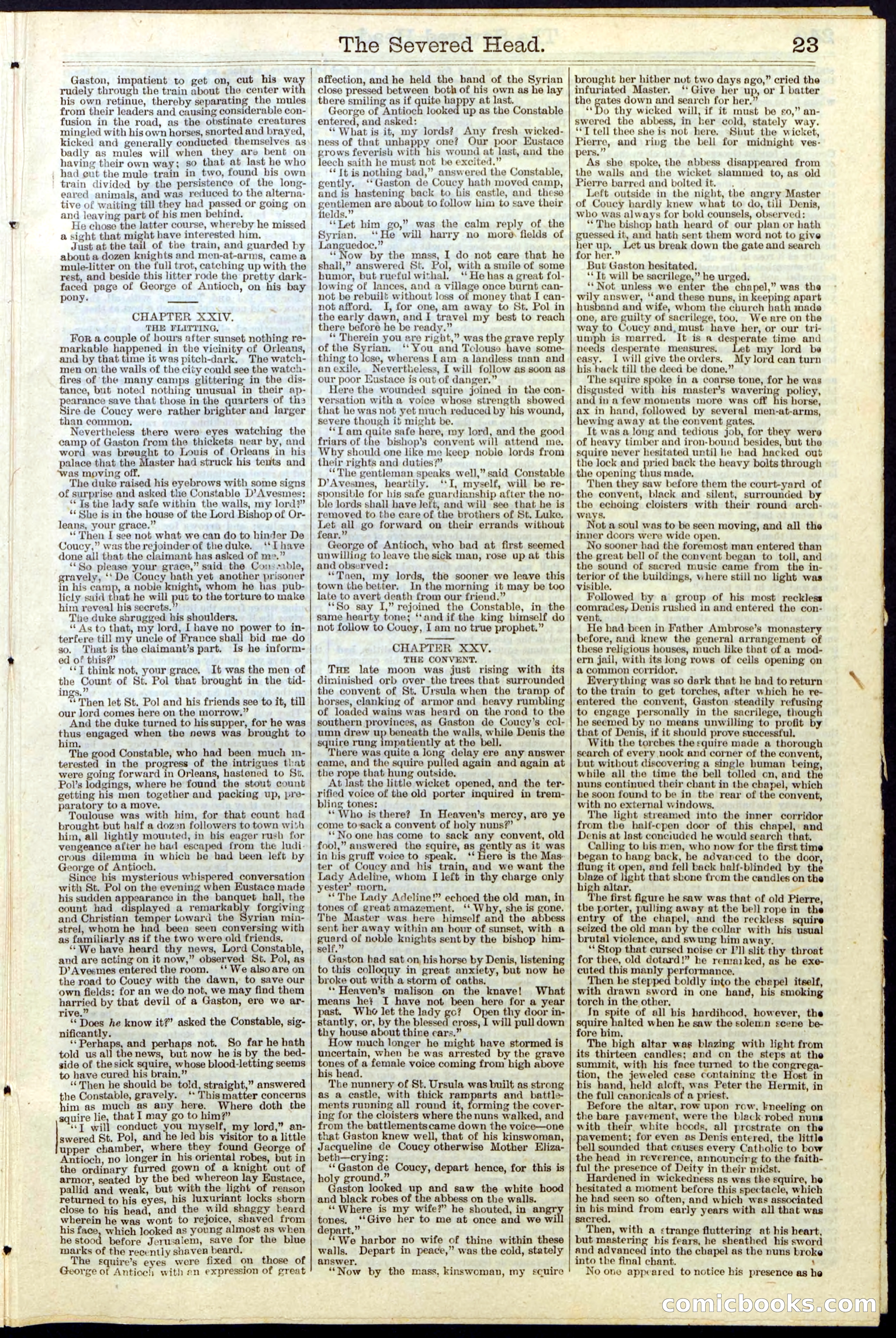 Beadle's New York Dime Library No. 115 — page 23 of 32