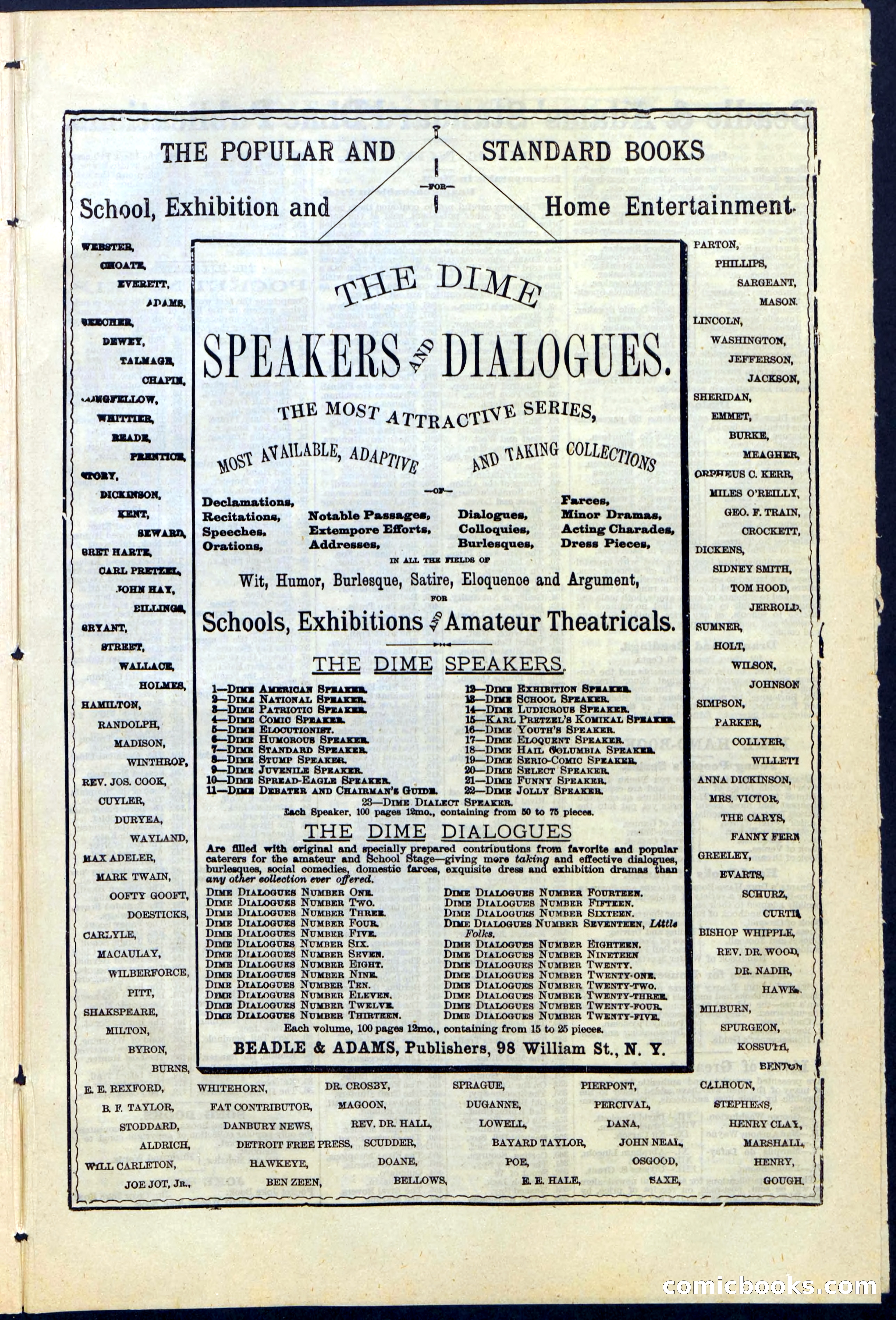 Beadle's New York Dime Library No. 115 — page 29 of 32